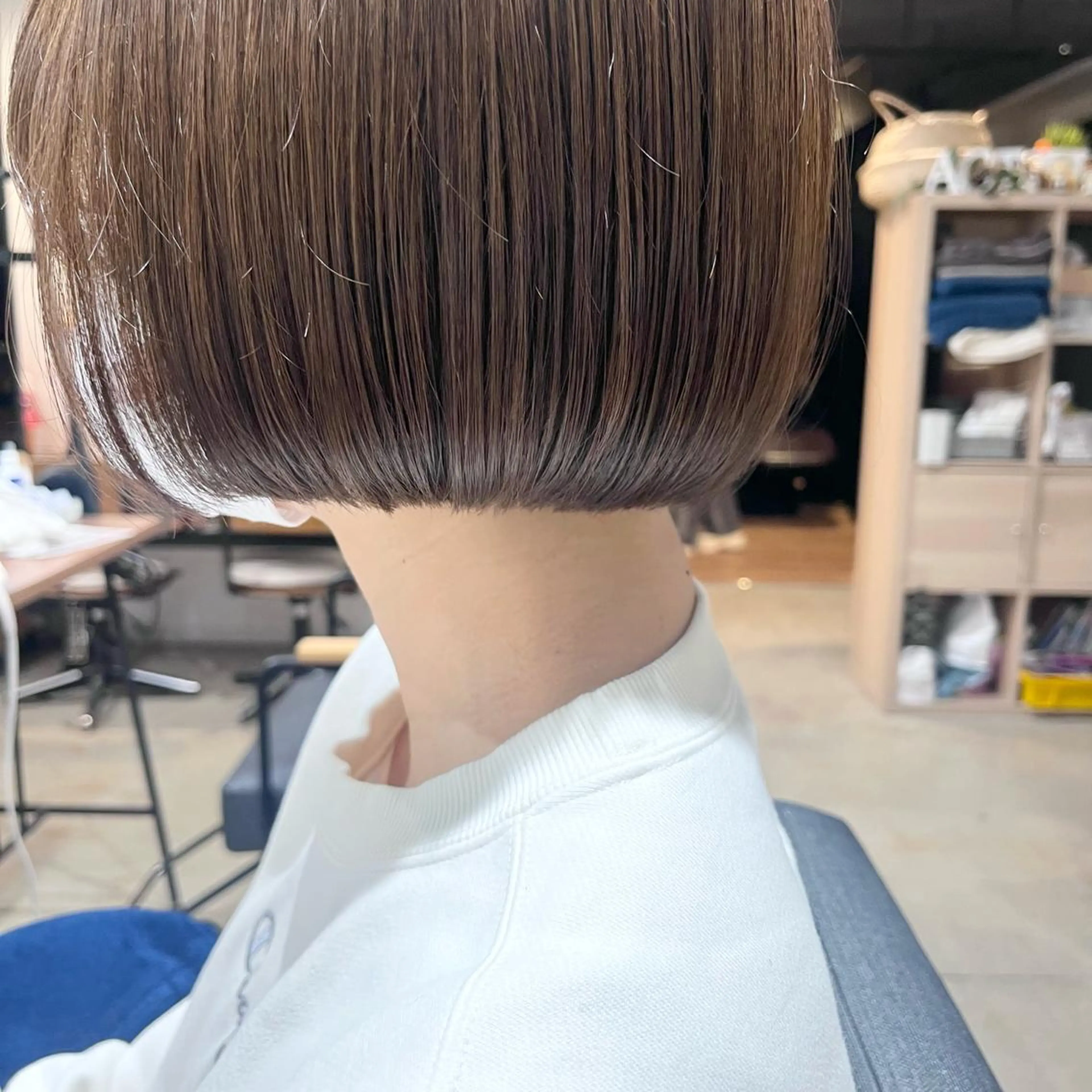 ショート カラー ベージュカラー ボブ 🌷レイヤーカット/ フルキシオリ🌷のヘアスタイル