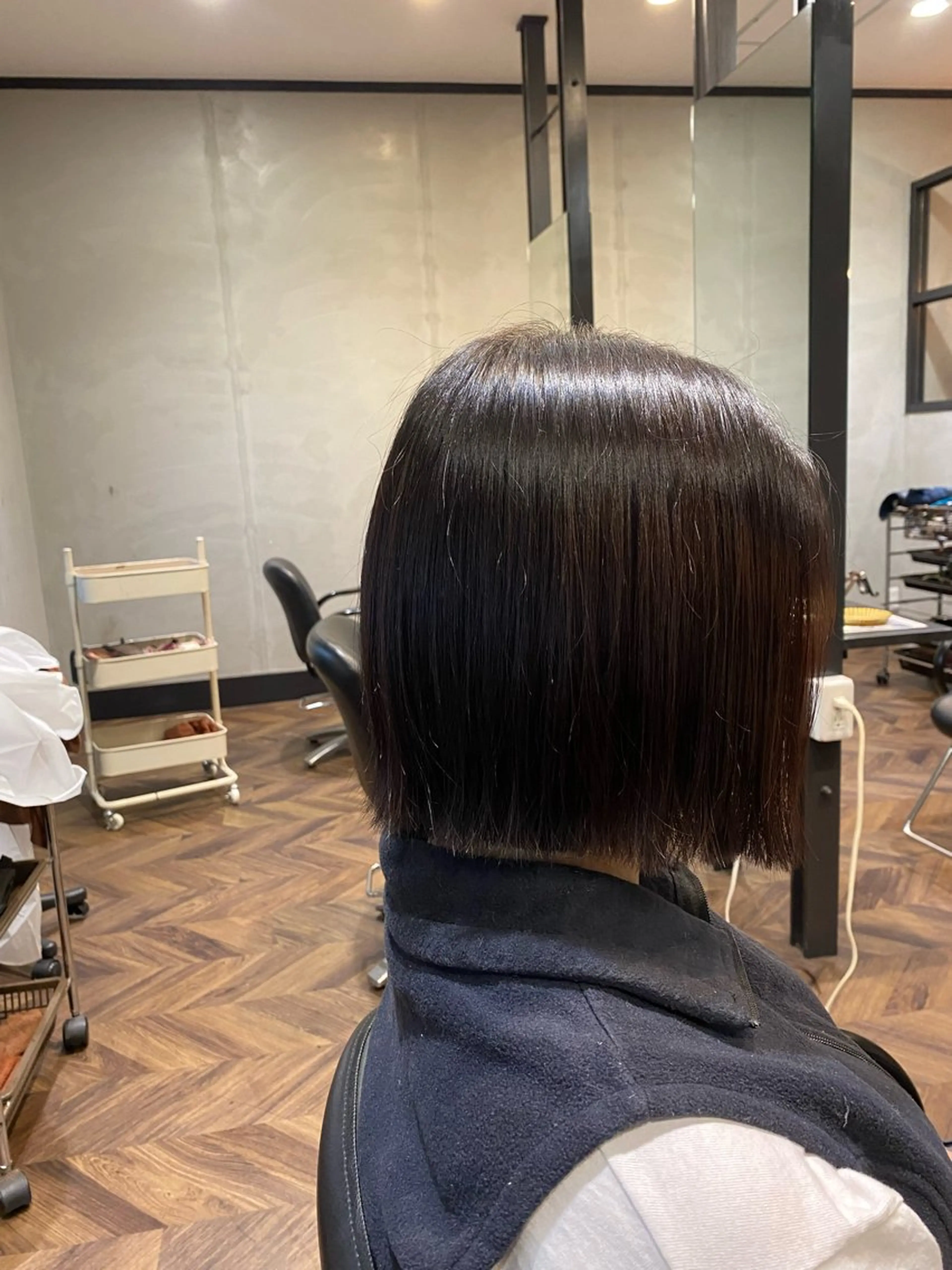 ミディアム 切りっぱなしボブ ボブ angelica 🌸ayaka🌸のヘアスタイル