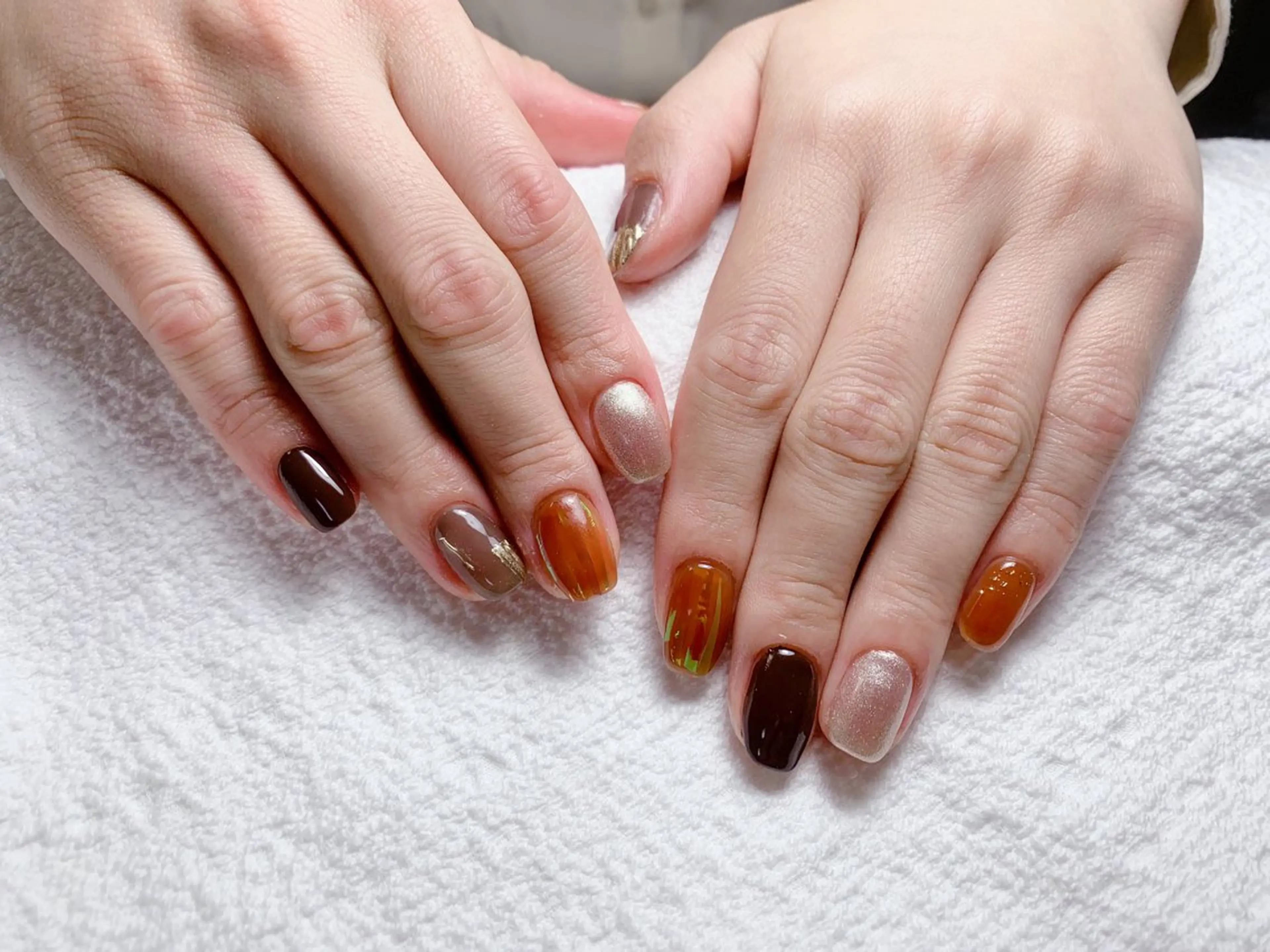 ネイル ハンドネイル ドパルネイル 上野店サロンのネイルデザイン