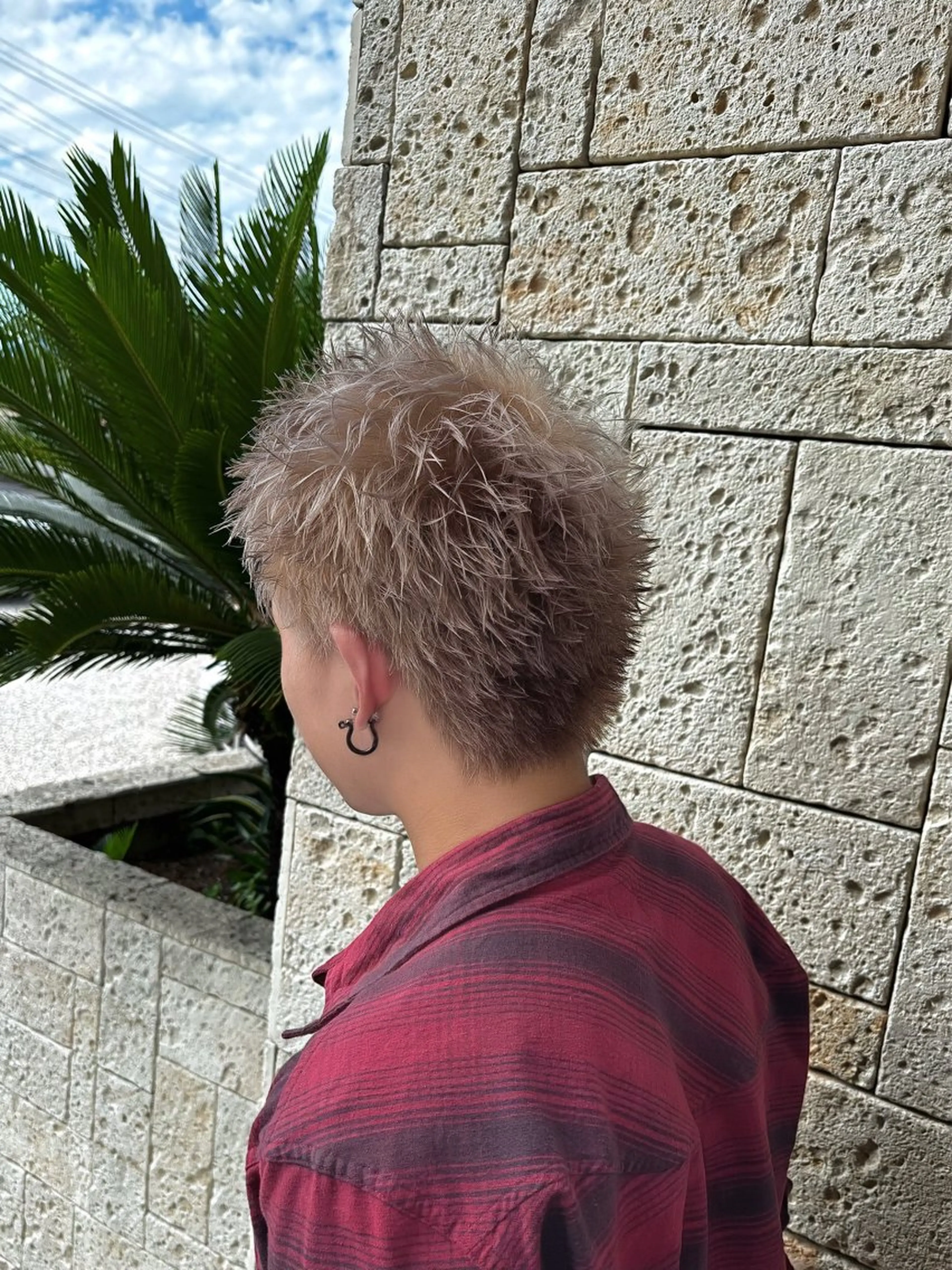 ショート 透明感カラー/ レイヤー/箕浦 稜真のヘアスタイル