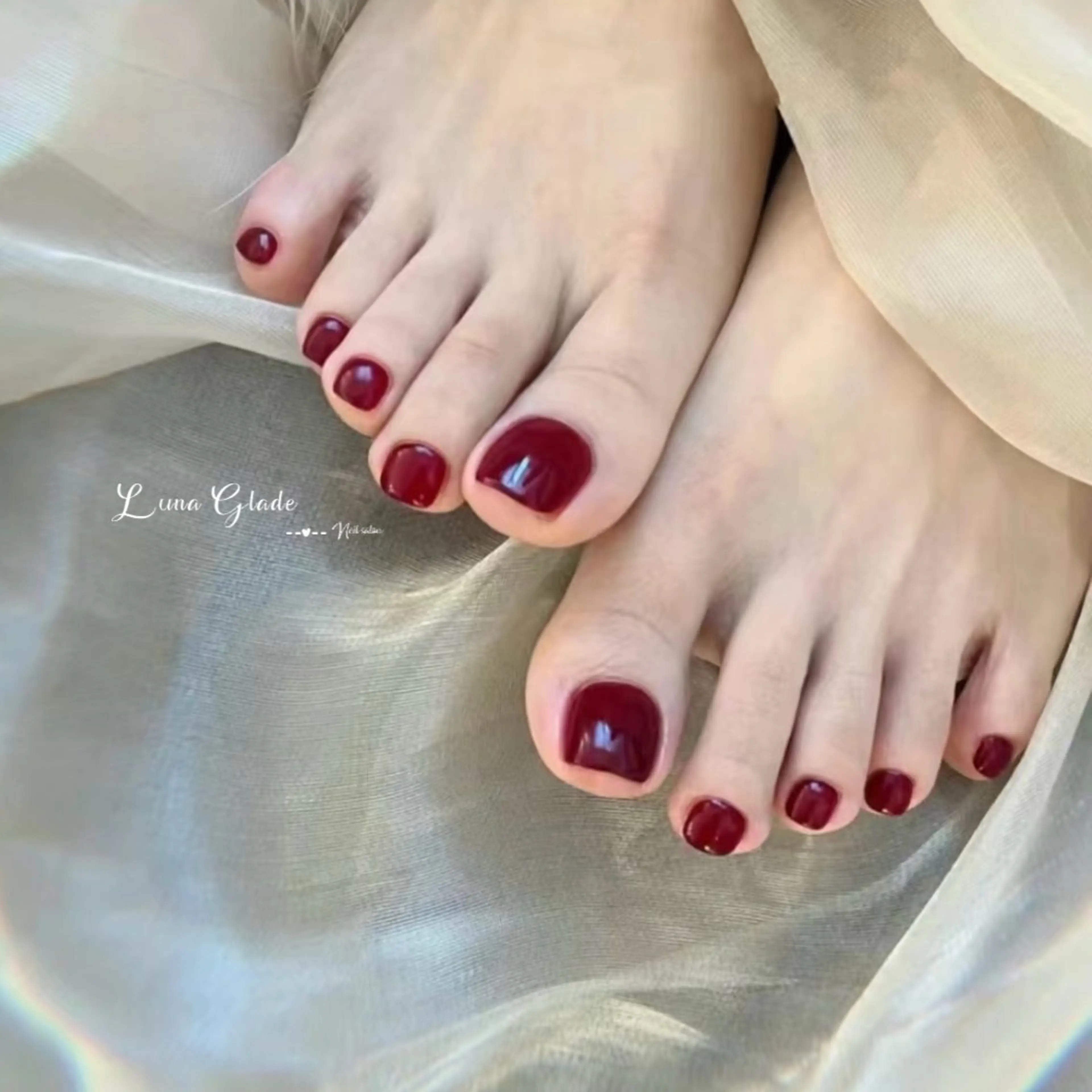 ネイル フットネイル Luna Gladeのネイルデザイン