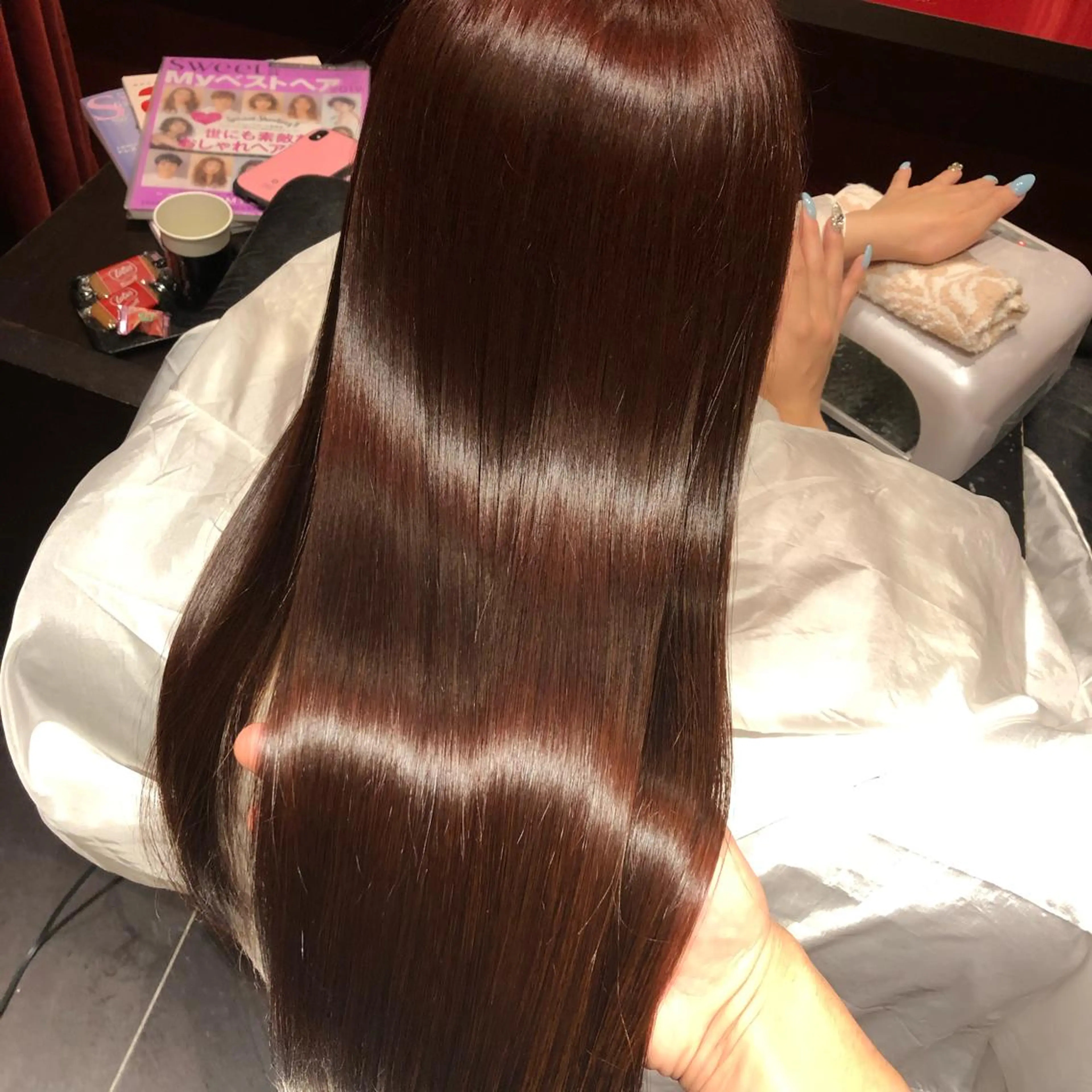 ロング カラー ヘアカラー トリートメント 心斎橋 美髪職人　近江のヘアスタイル