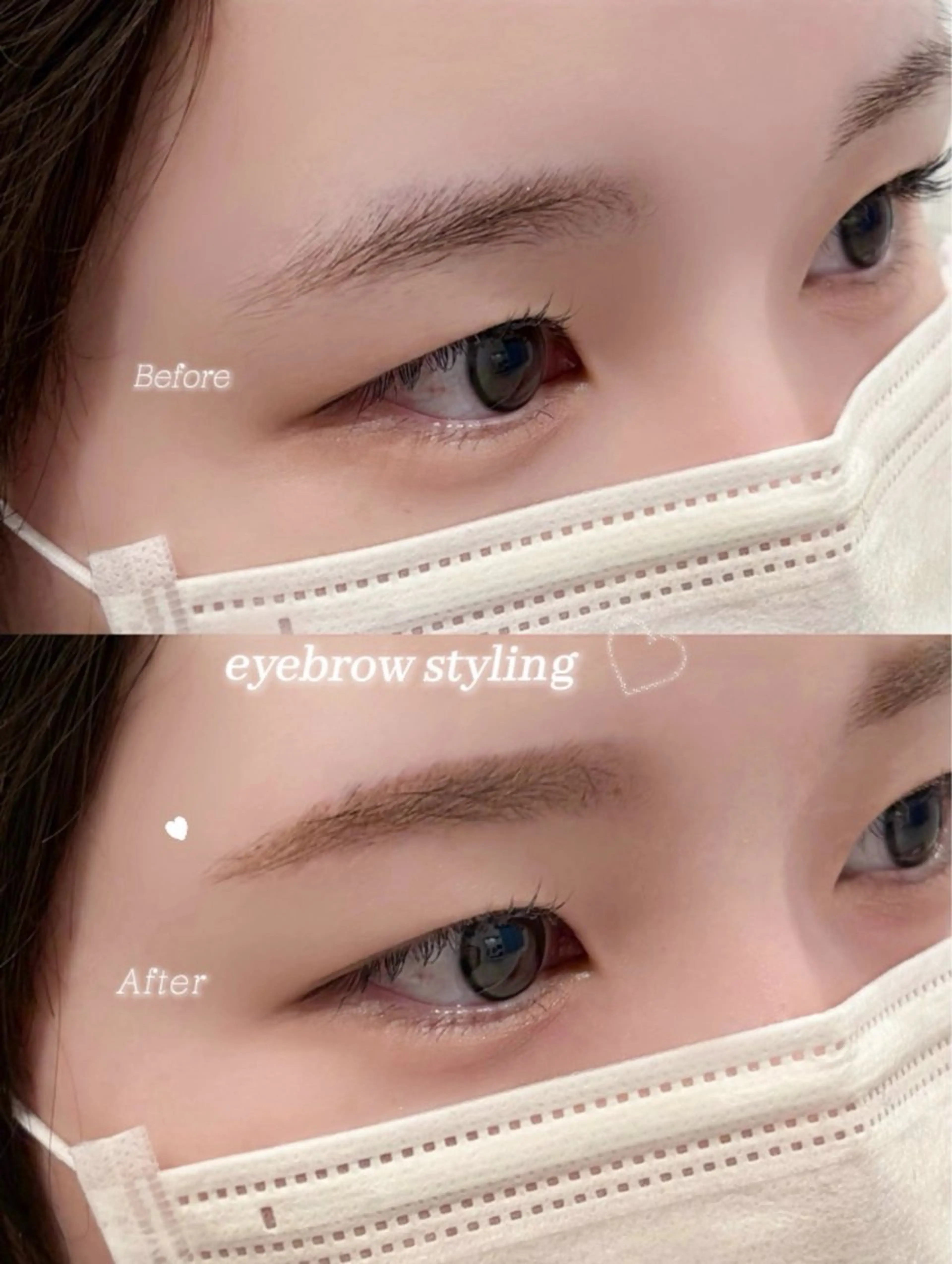 【4月22.23日限定無料モデル】美眉スタイリング♡（ワックス脱毛＆メイク）の写真