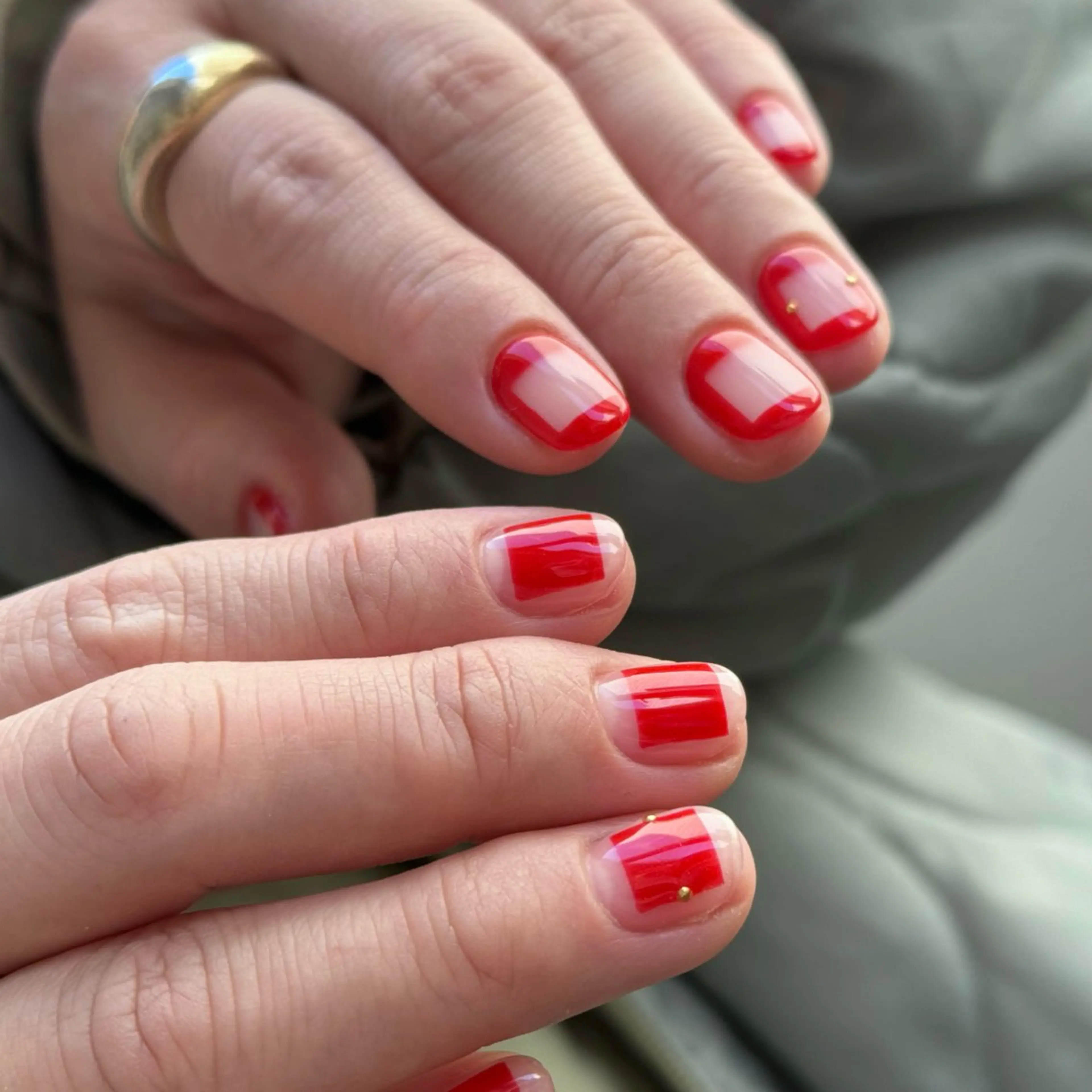 ネイル スクエアネイル ハンドネイル _ chihiroのネイルデザイン