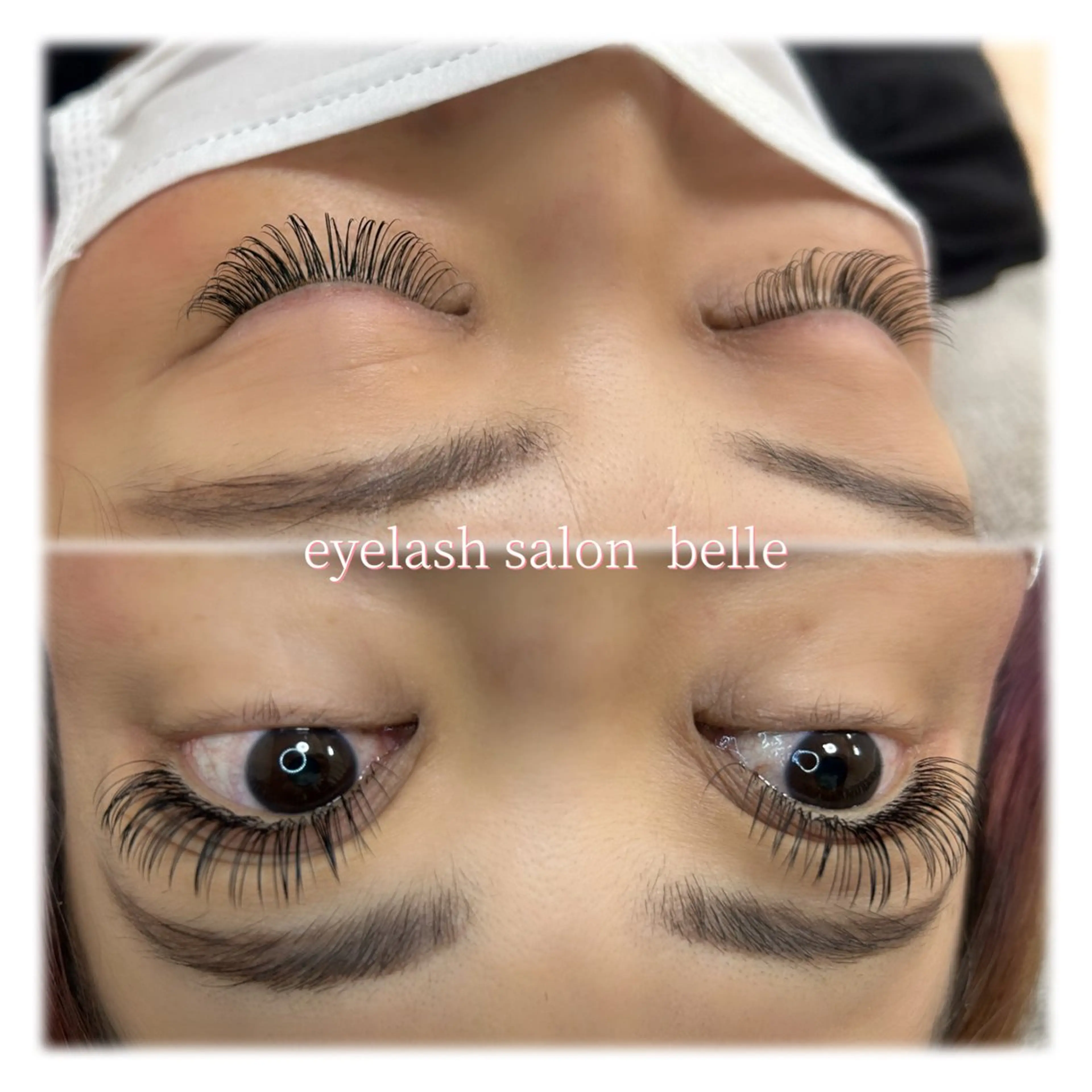 マツエク・マツパ Cカール キュート フラットラッシュ マツエク eyelash salonbelleのマツエク・マツパデザイン