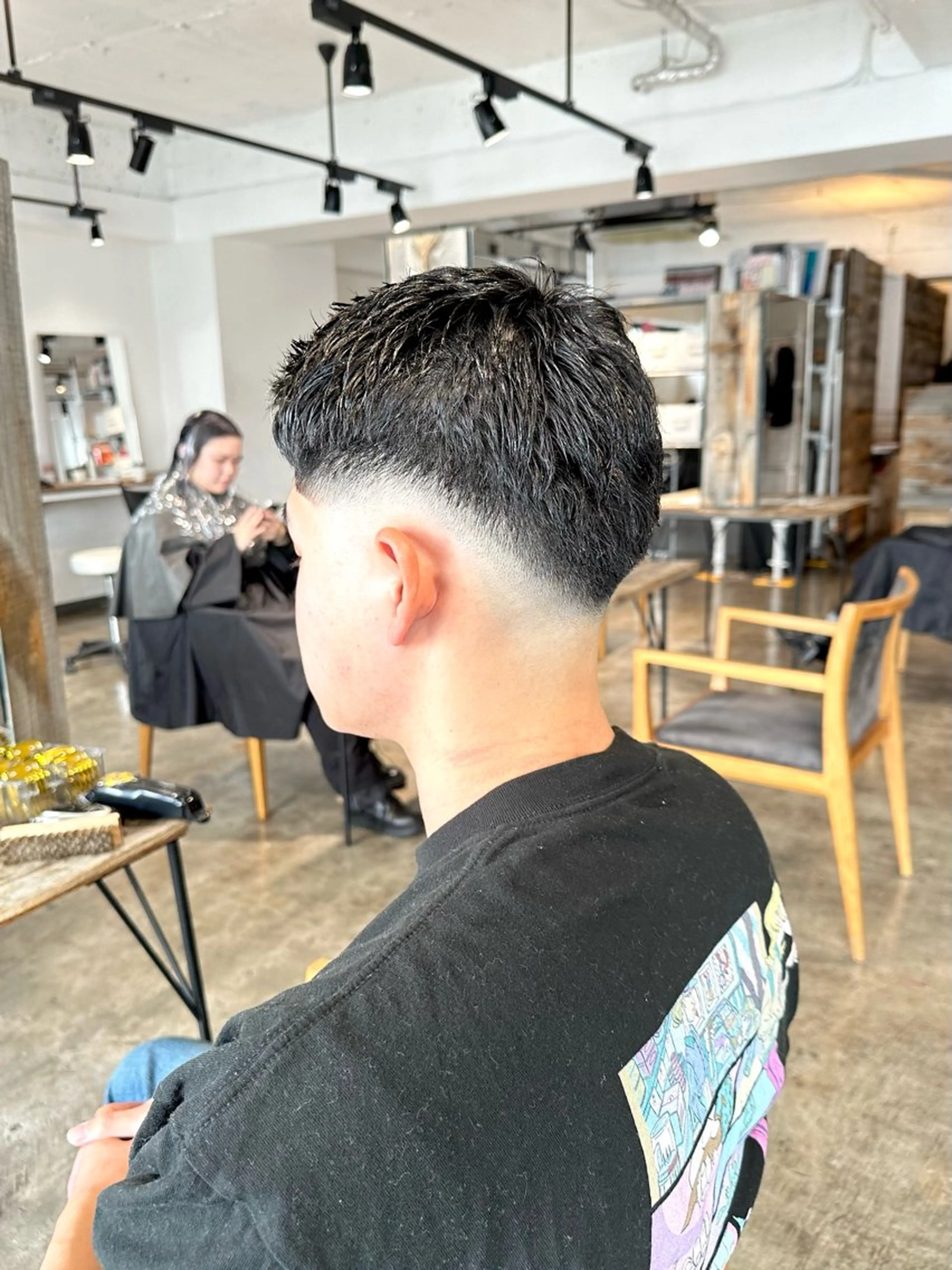 メンズ フェードカット メンズパーマ スキンフェード カット 骨格補正施術/メンズ 専門美容師/YUYAのヘアスタイル