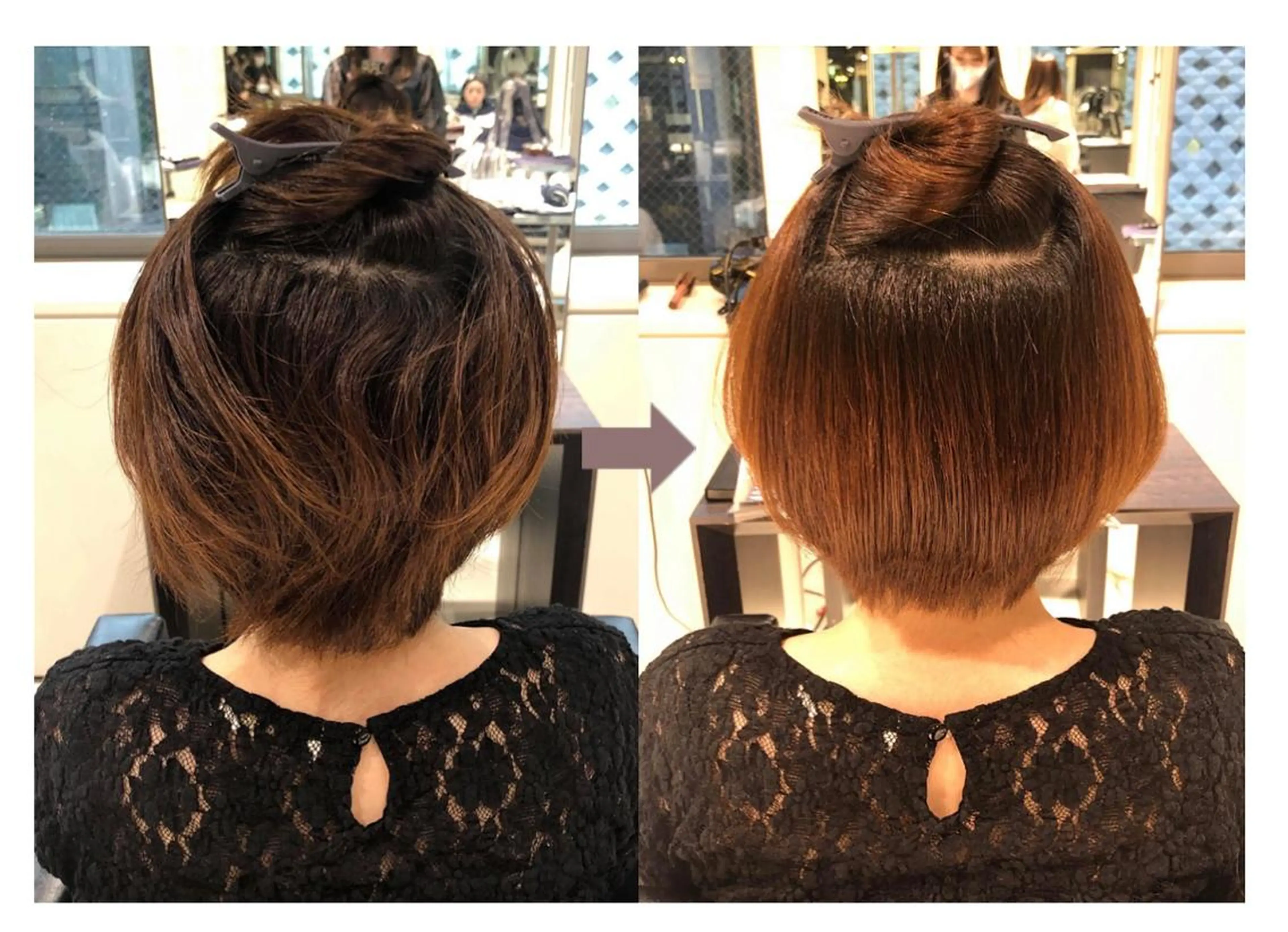 ショート 髪質改善 縮毛矯正 縮毛矯正⭐️ TAKAHIROのヘアスタイル