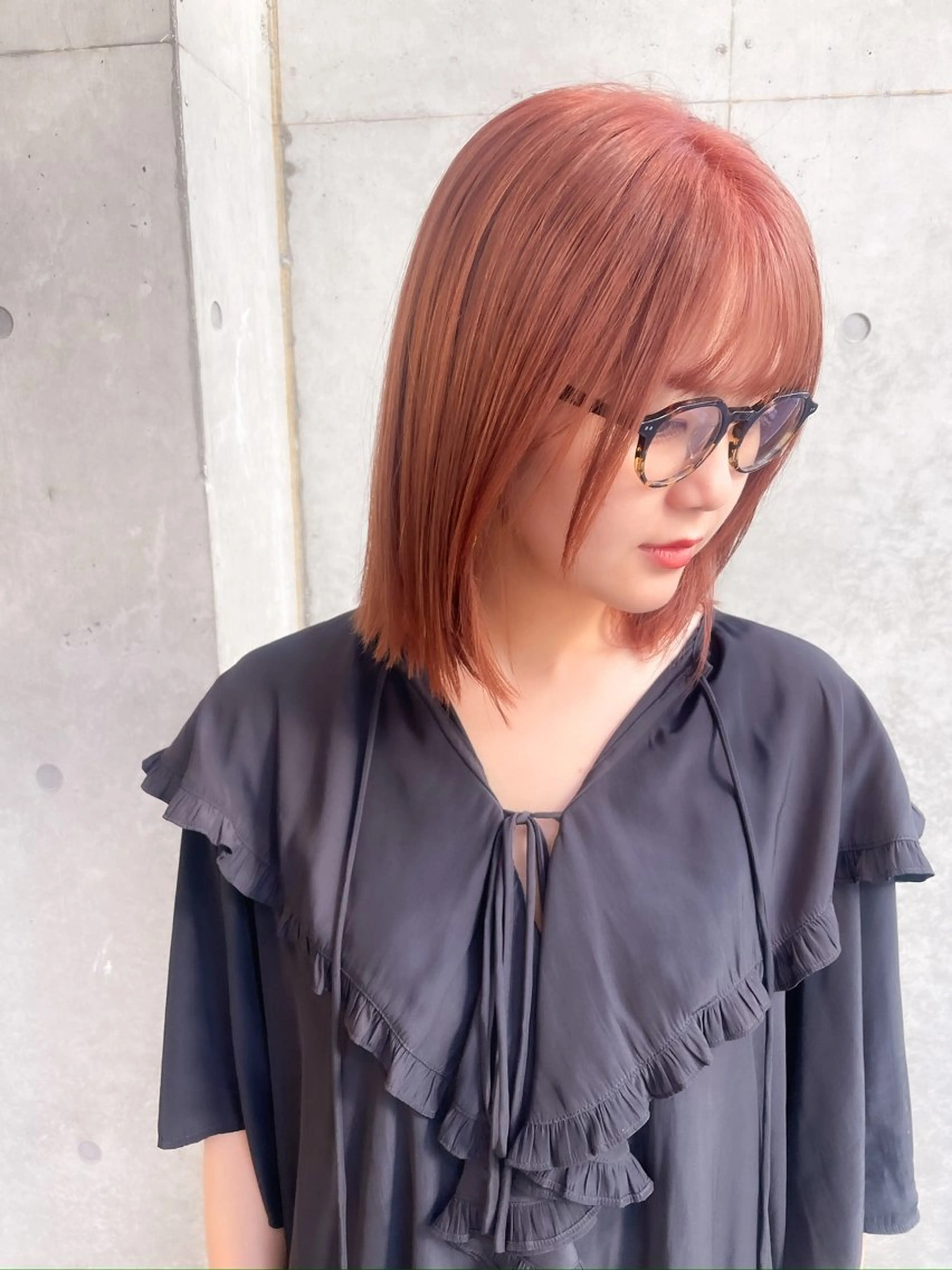 ショート カラー ヘアアレンジ ミニボブ/ブリーチ 🌈MISATOのヘアスタイル