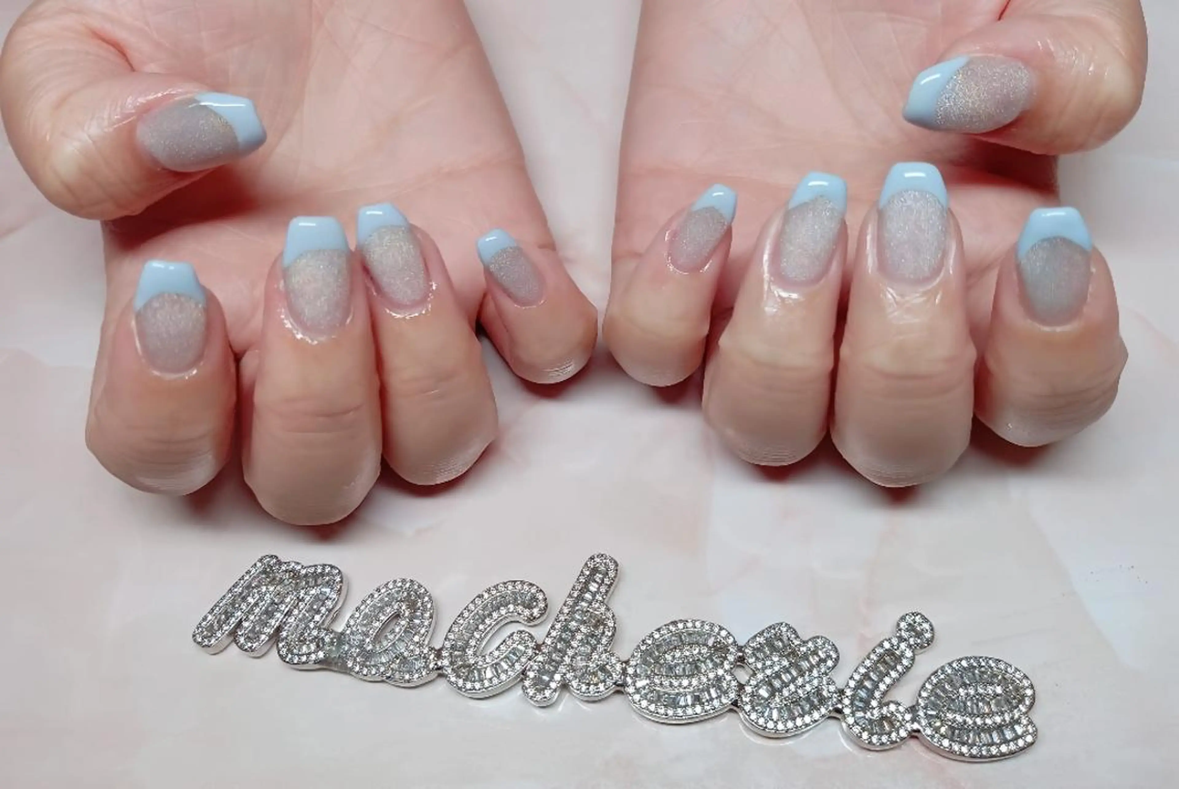 ネイル フレンチネイル マグネットネイル ハンドネイル Nail Salon macherieのネイルデザイン