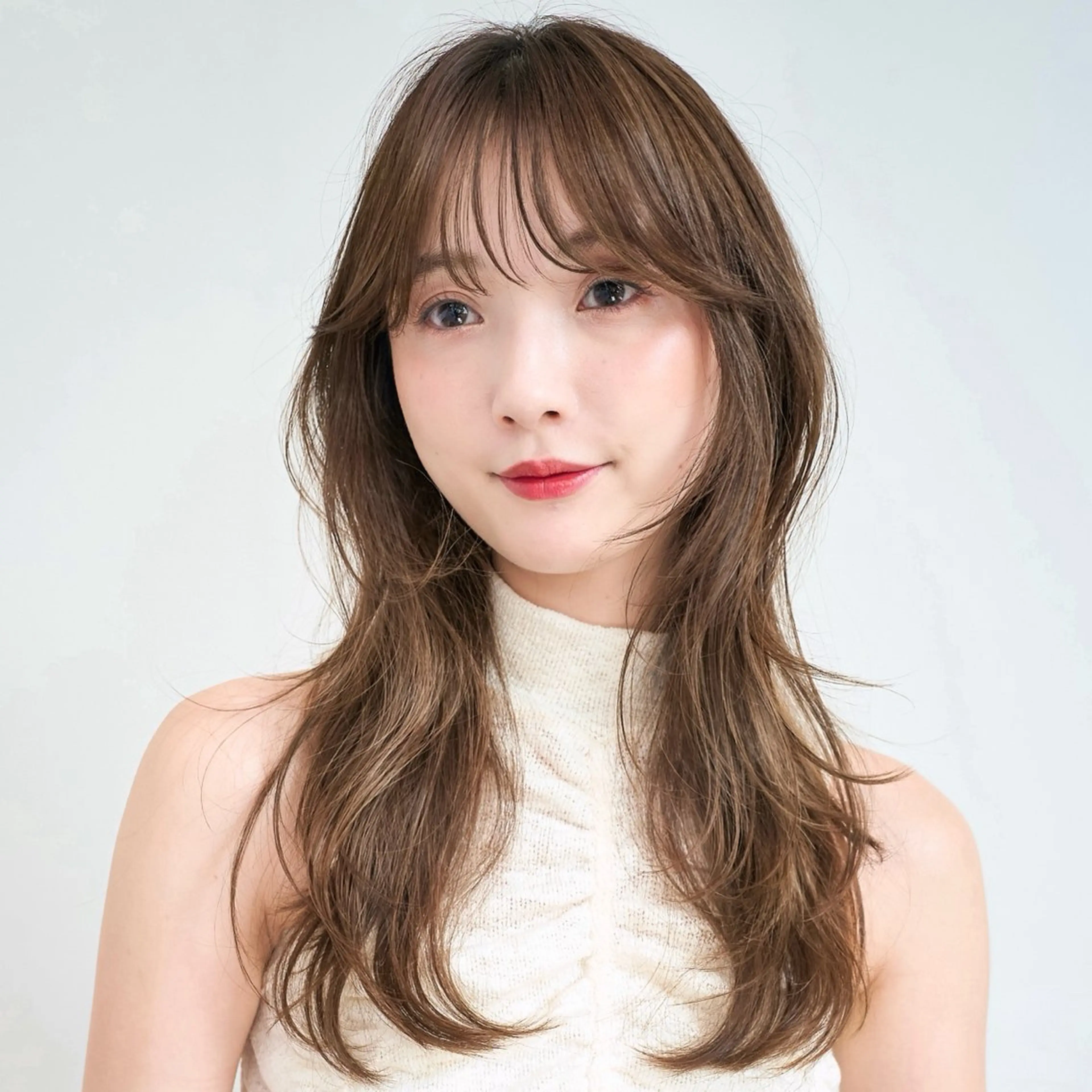 セミロング カット ヘアカラー トリートメント レイヤー/艶カラー /パーマ💚千琴のヘアスタイル