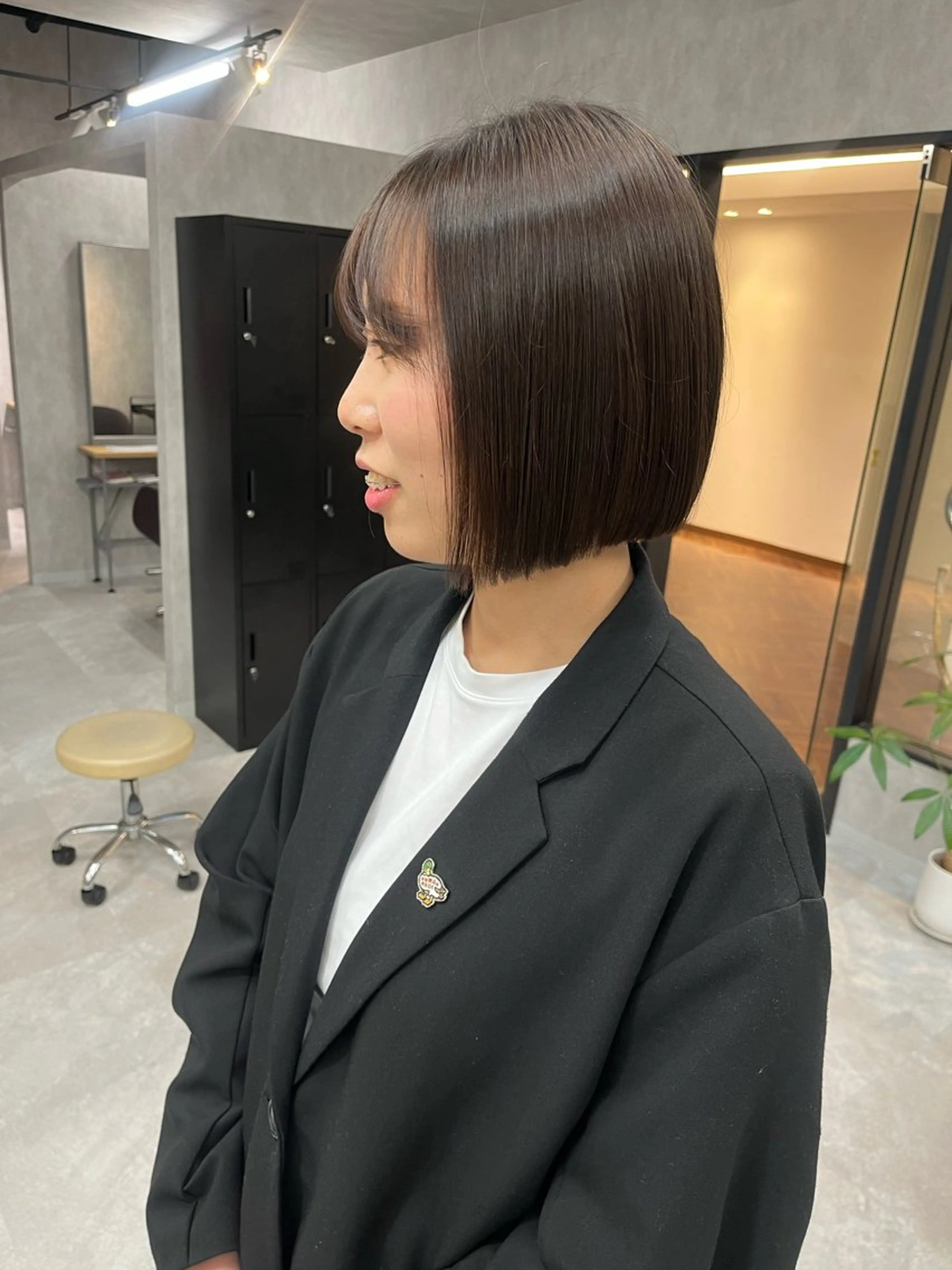 ショート 切りっぱなしボブ ボブ 🎀 Dico 🎀 MAKIのヘアスタイル