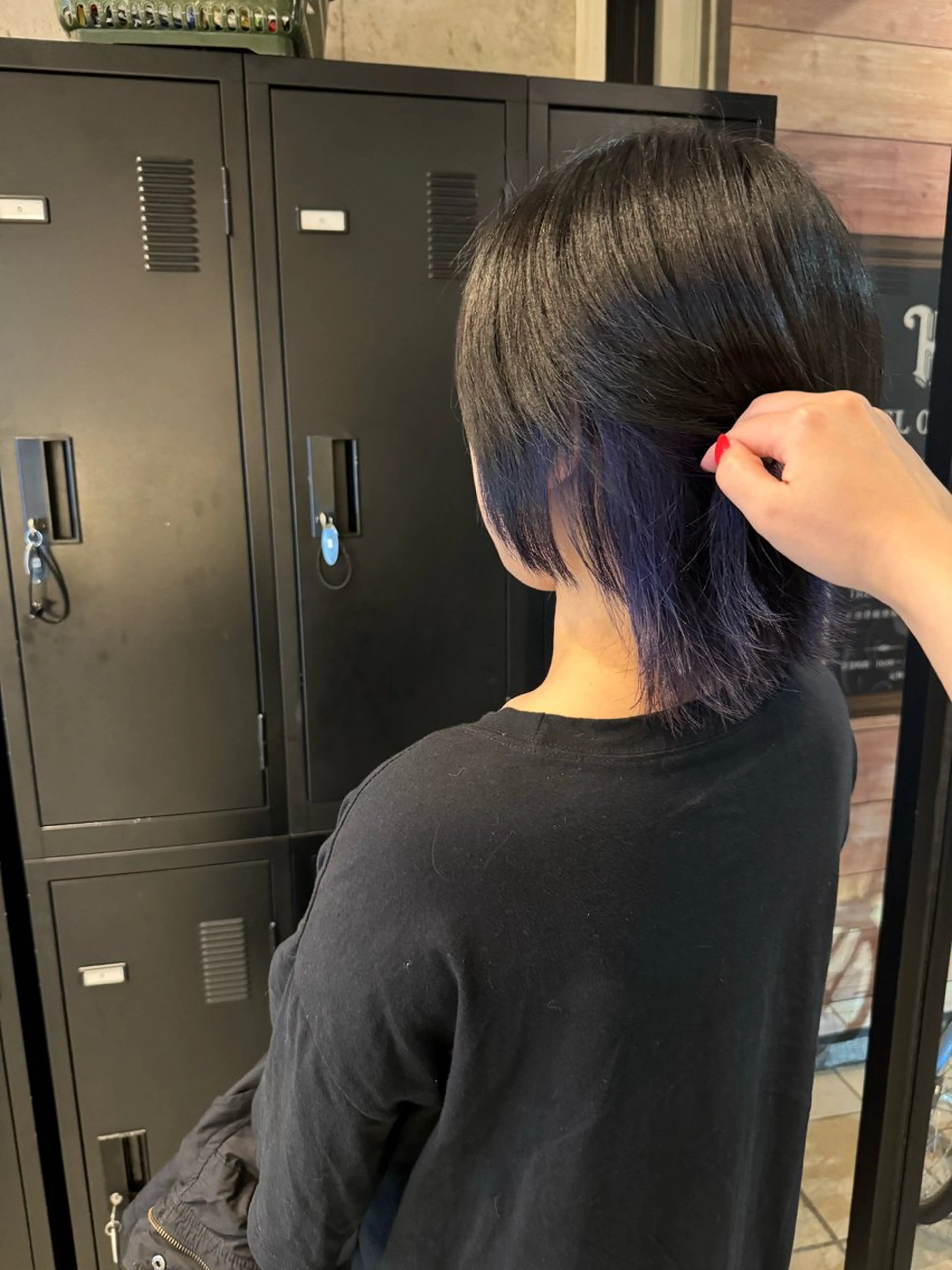 ショート パープルカラー ヘアカラー 🐥Homie/ yuna🐥のヘアスタイル