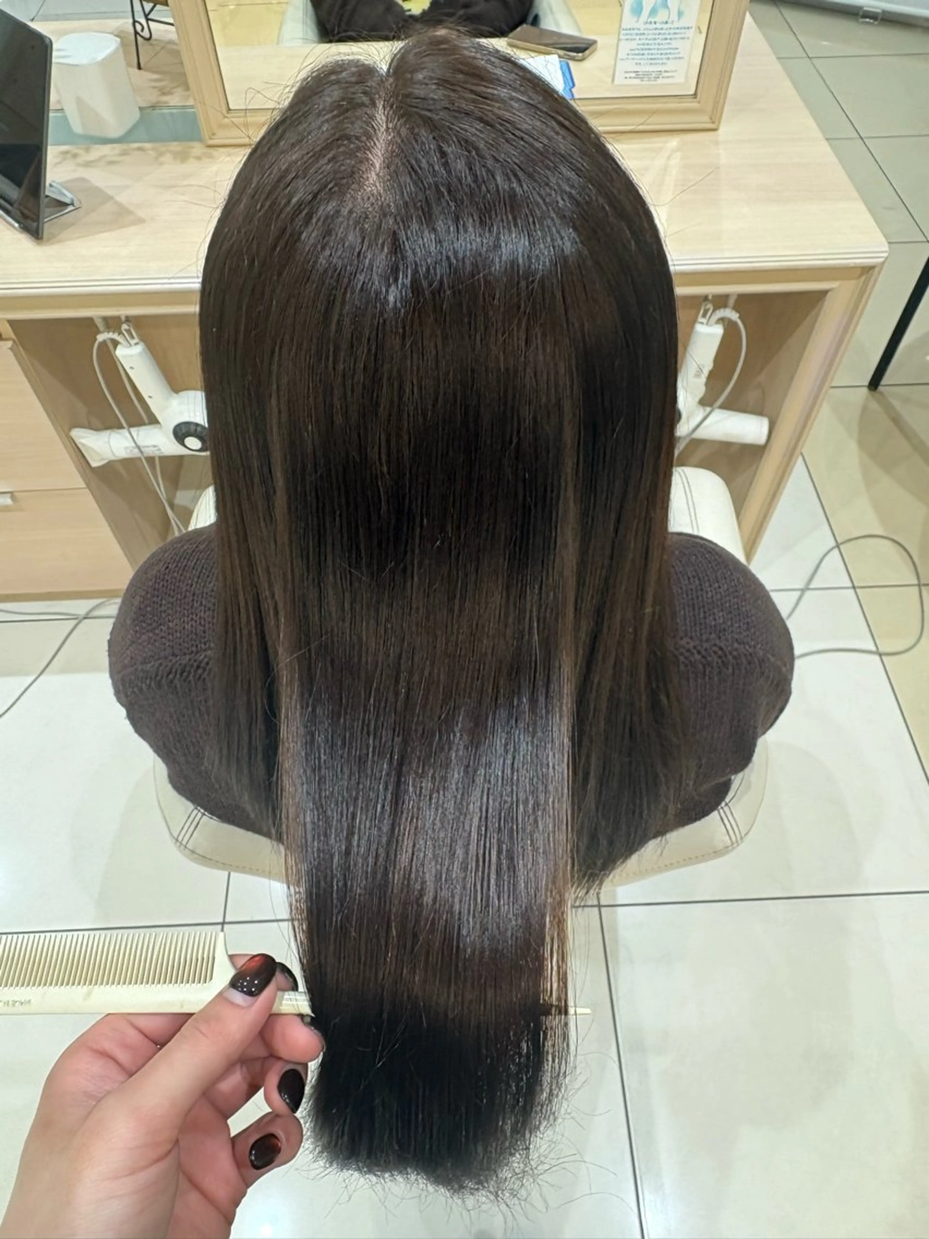 ロング ヘアカラー 艶髪カラー 矯正 モデル募集/Aoiのヘアスタイル