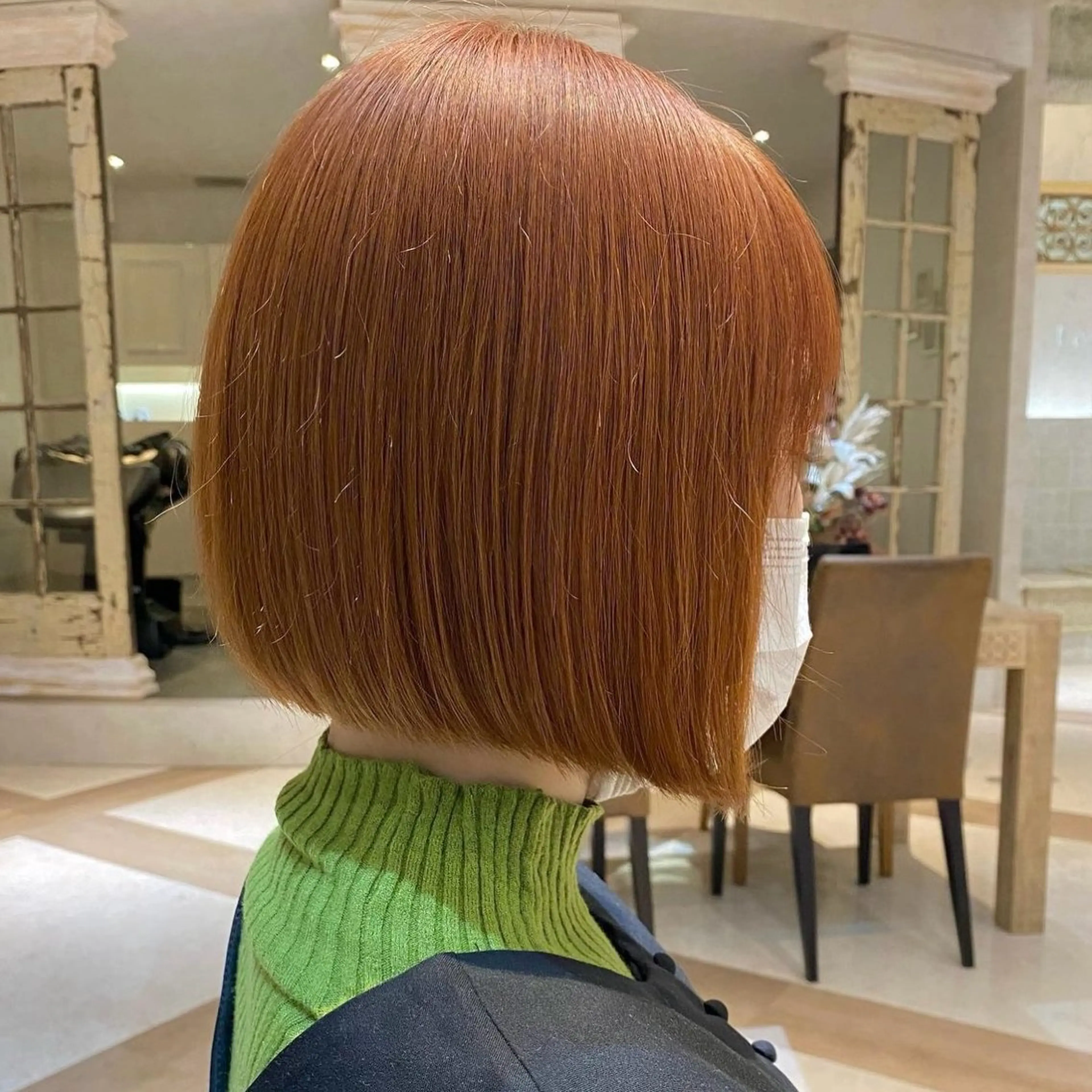 ショート 艶カラー/ボブ /似合わせ/田口愛那のヘアスタイル