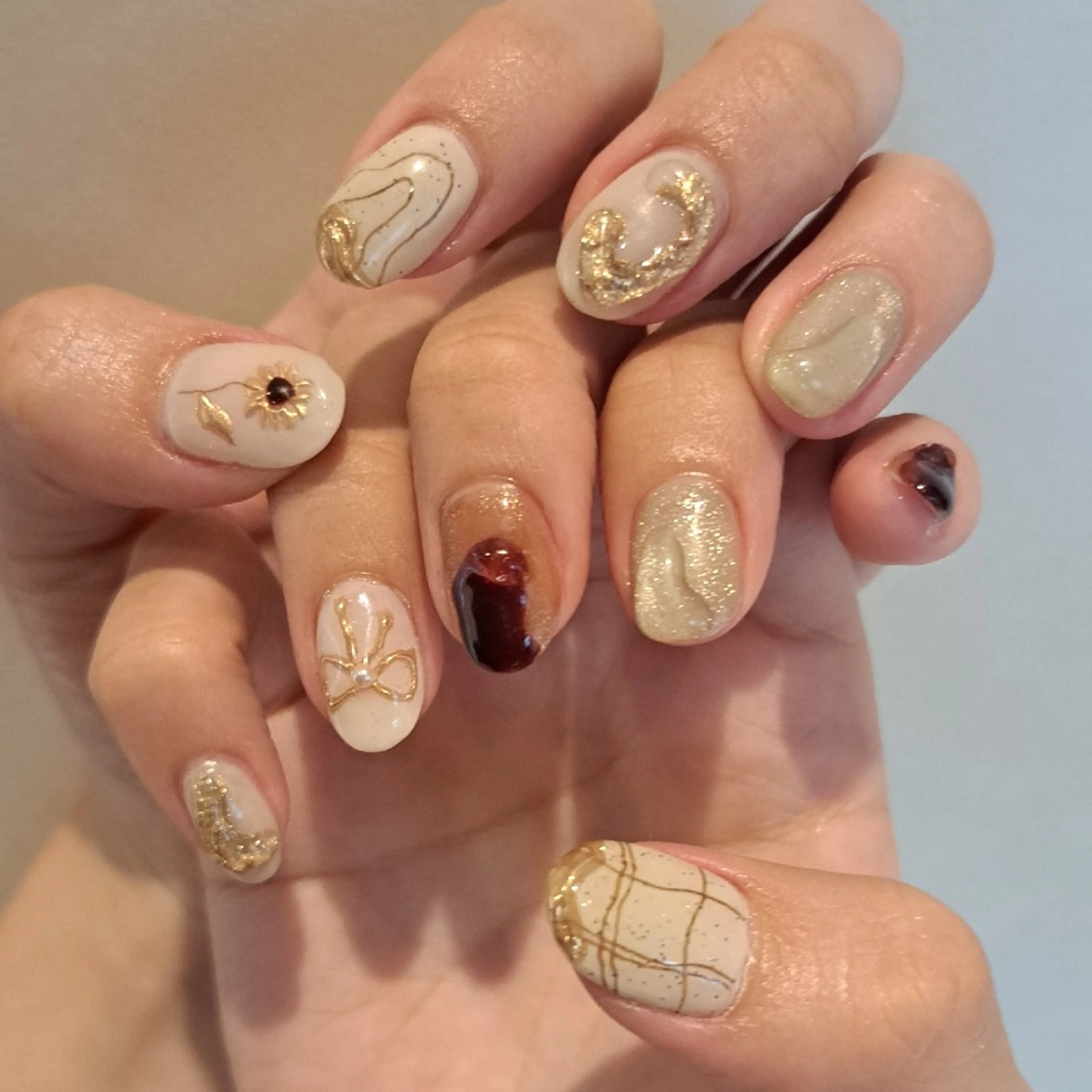 ネイル アートネイル ジェルネイル 持ち込み ニュアンスネイル ハンドネイル Nail mood デザイン持ち込みokのネイルデザイン