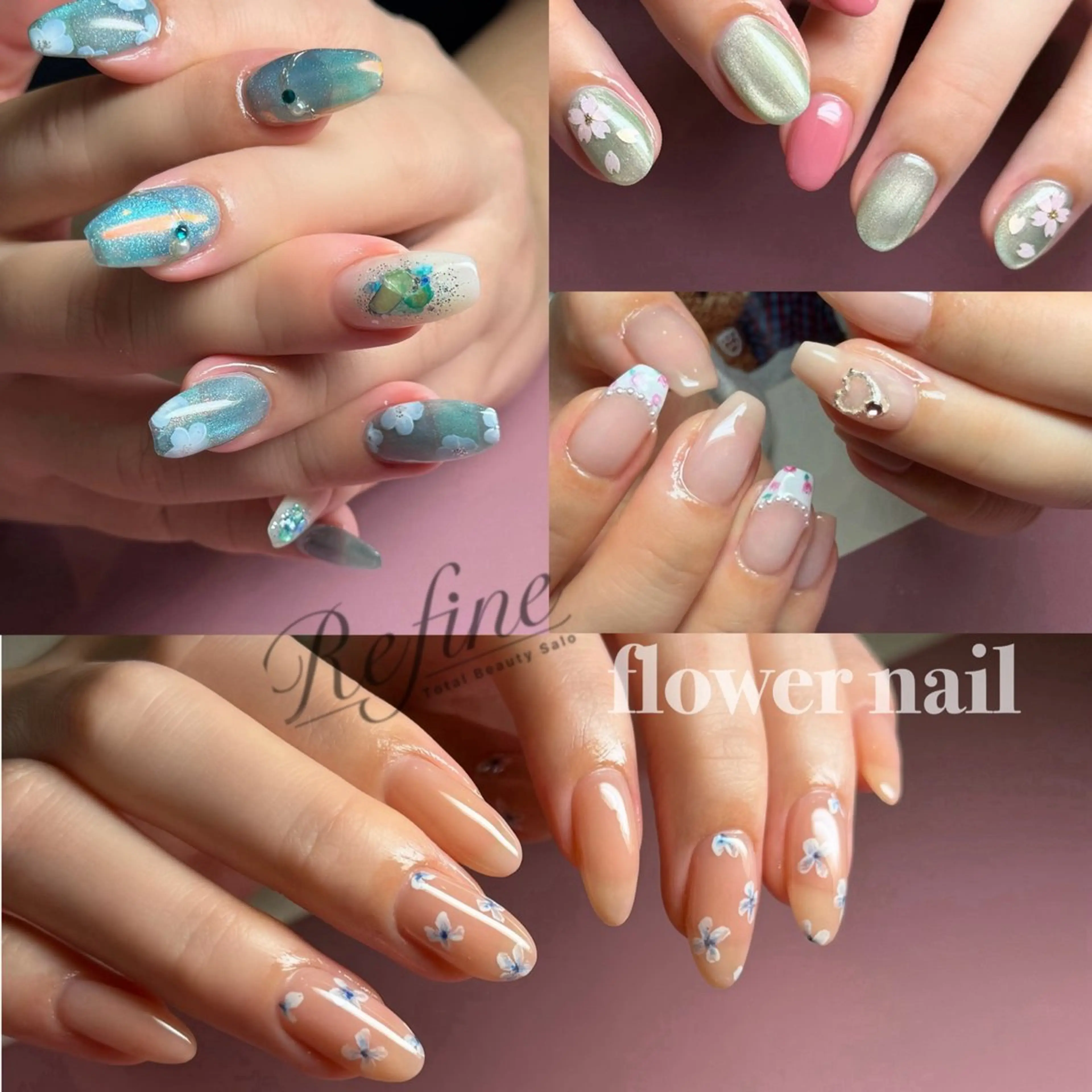 ネイル Refine ネイリスト　坂本のネイルデザイン