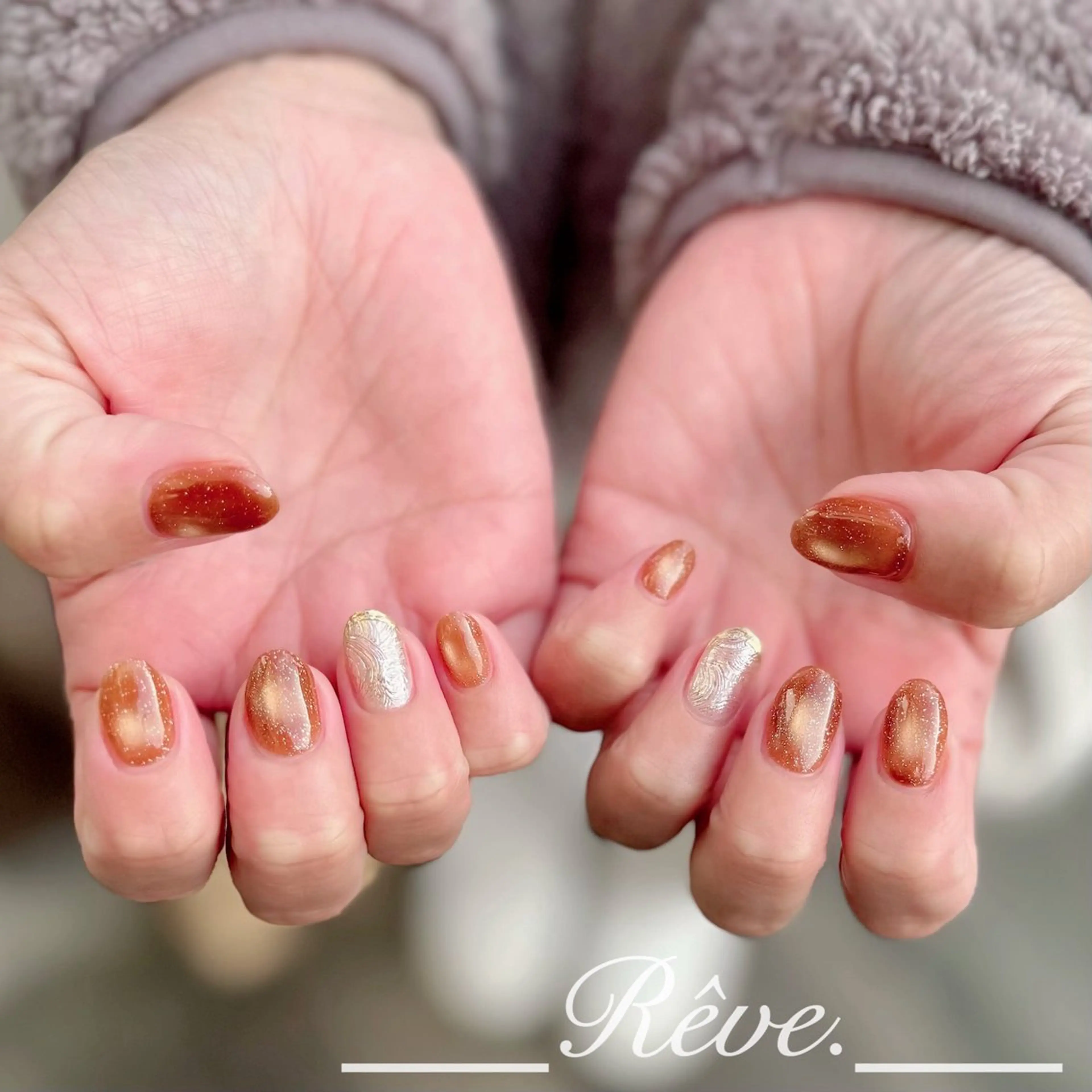 ネイル ハンドネイル Reve. 黒澤のネイルデザイン