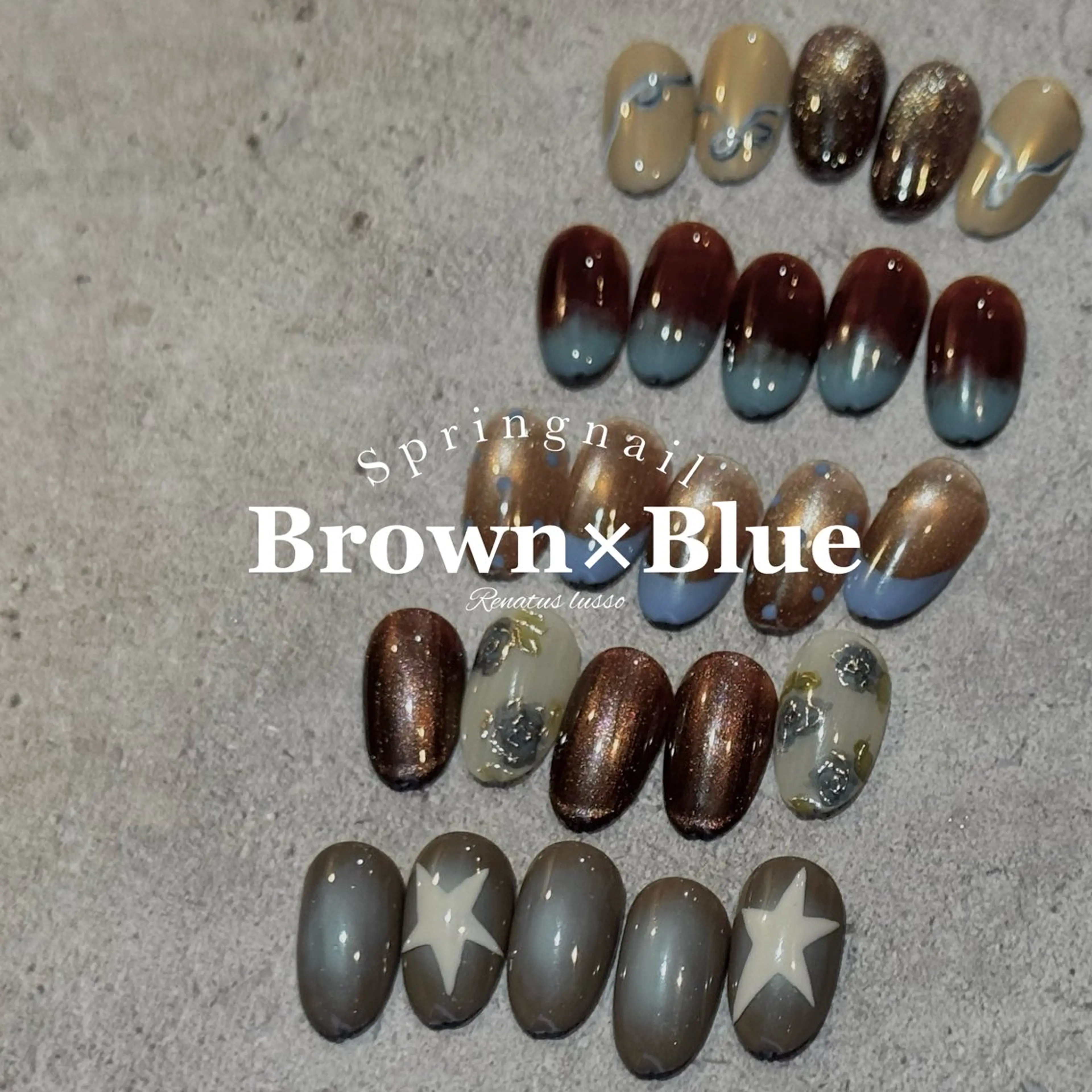 ネイル ハンドネイル Lusso Cocoroのネイルデザイン