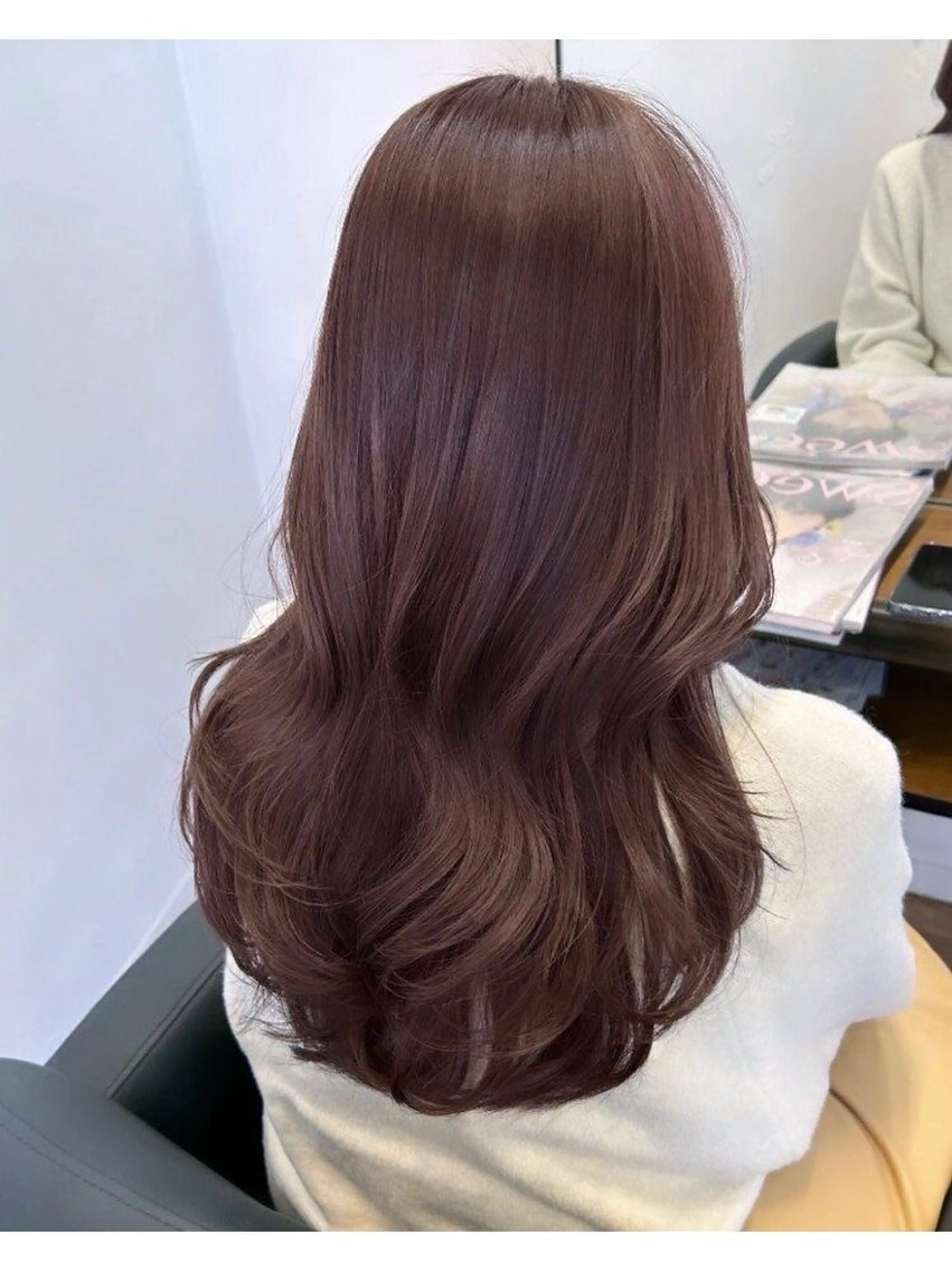 ロング カット ヘアカラー トリートメント ☁️透明感カラー× レイヤー ☁️ノアのヘアスタイル