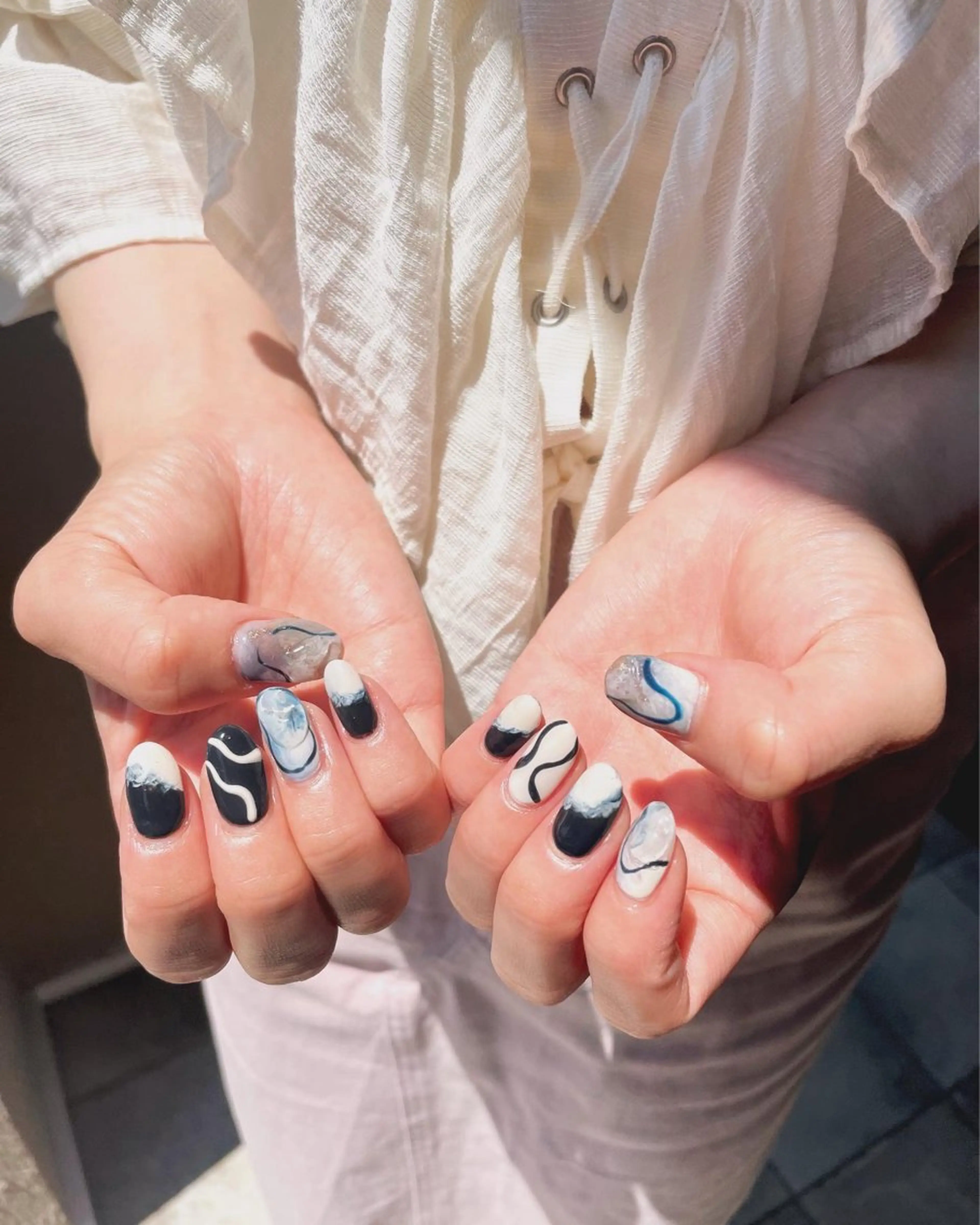 ネイル ジェルネイル パラジェル ハンドネイル フットネイル 甲府市徳行 🧸prunelleのネイルデザイン