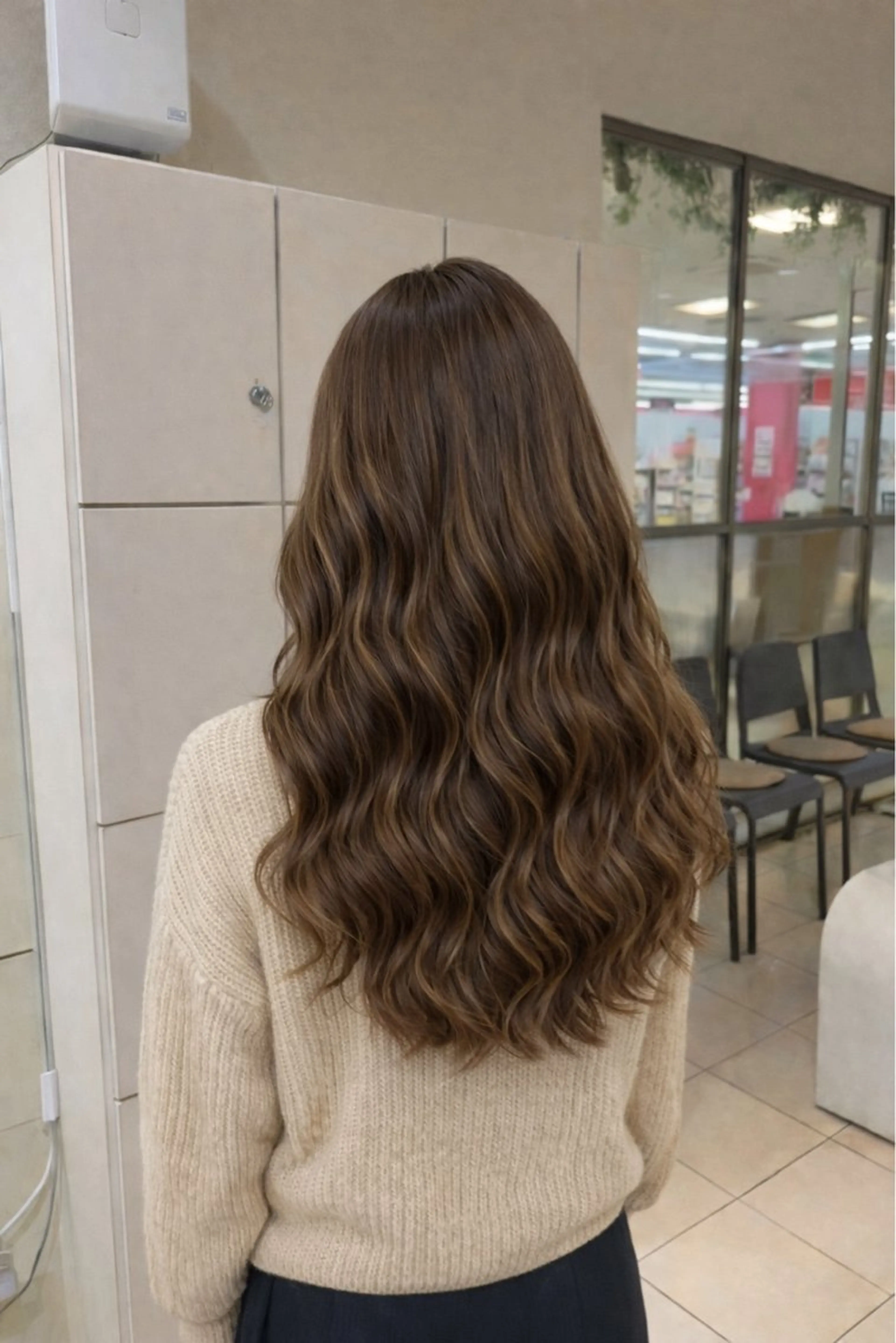 ロング カット ヘアカラー トリートメント エクステ 髪を綺麗に伸ばす人/ 艶髪✨️針田 綾音✨のヘアスタイル