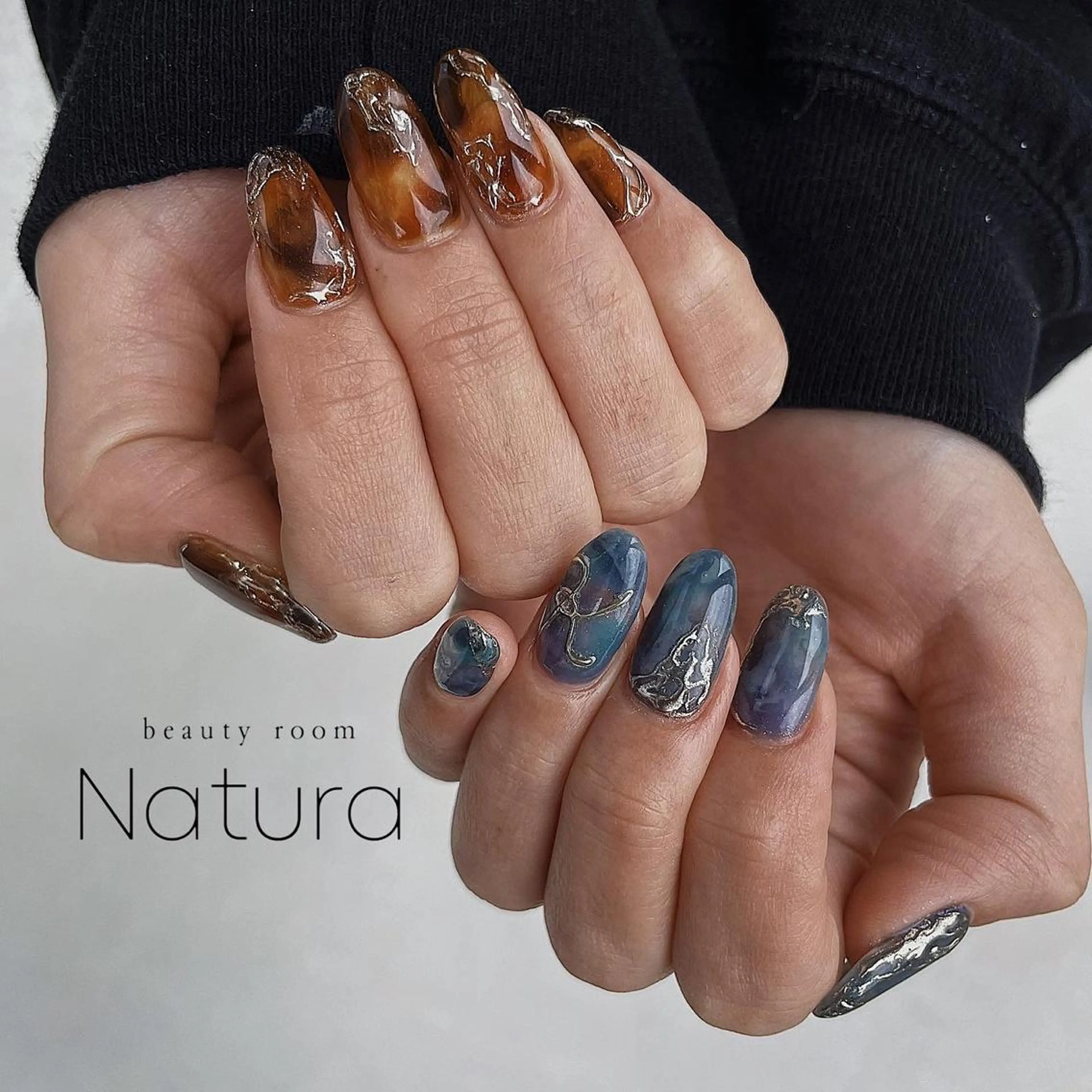 ネイル マツエク・マツパ アイブロウ ハンドネイル beautyroom Naturaのネイルデザイン