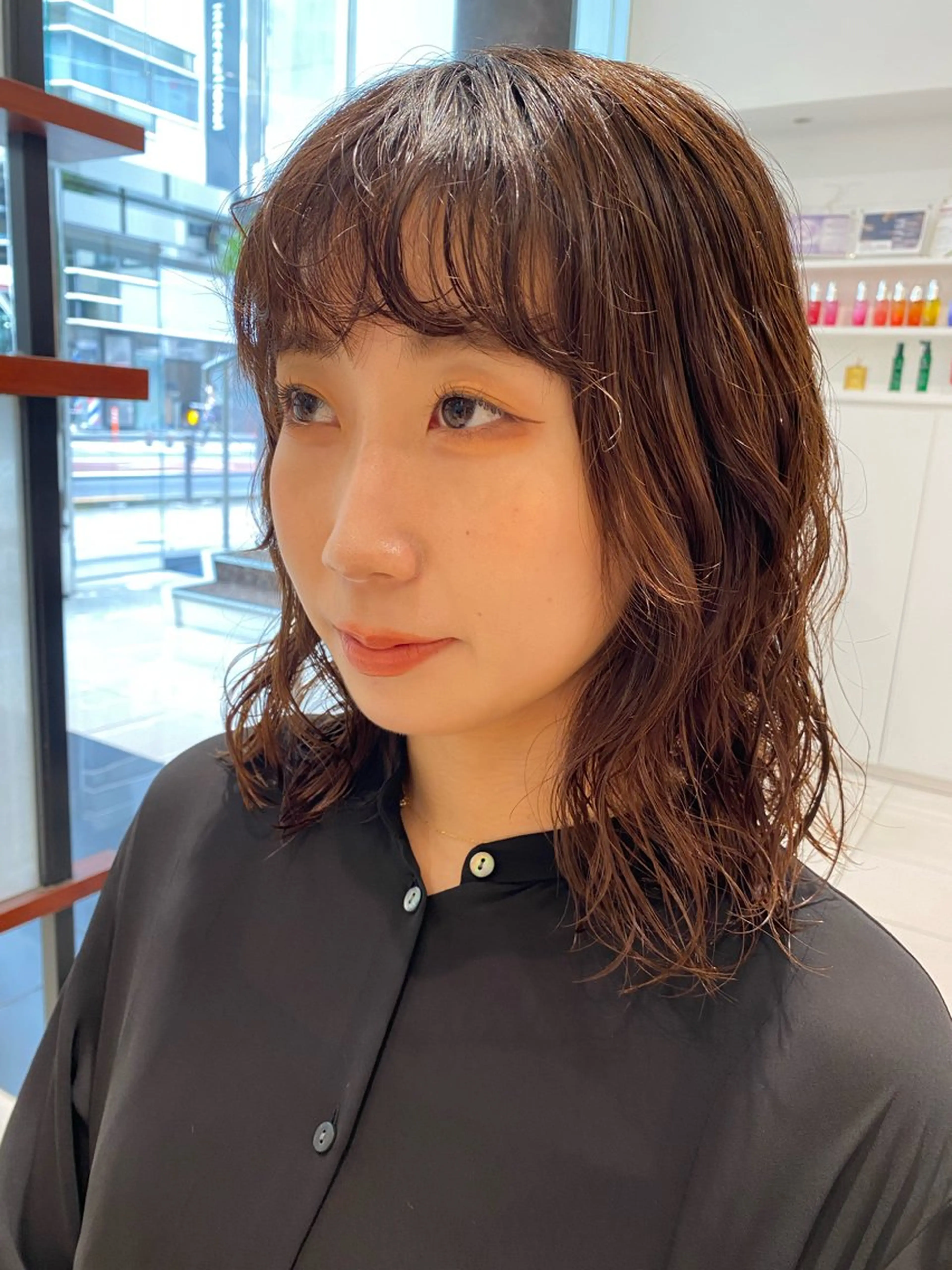 ミディアム オオタ ユイナ🌈のヘアスタイル