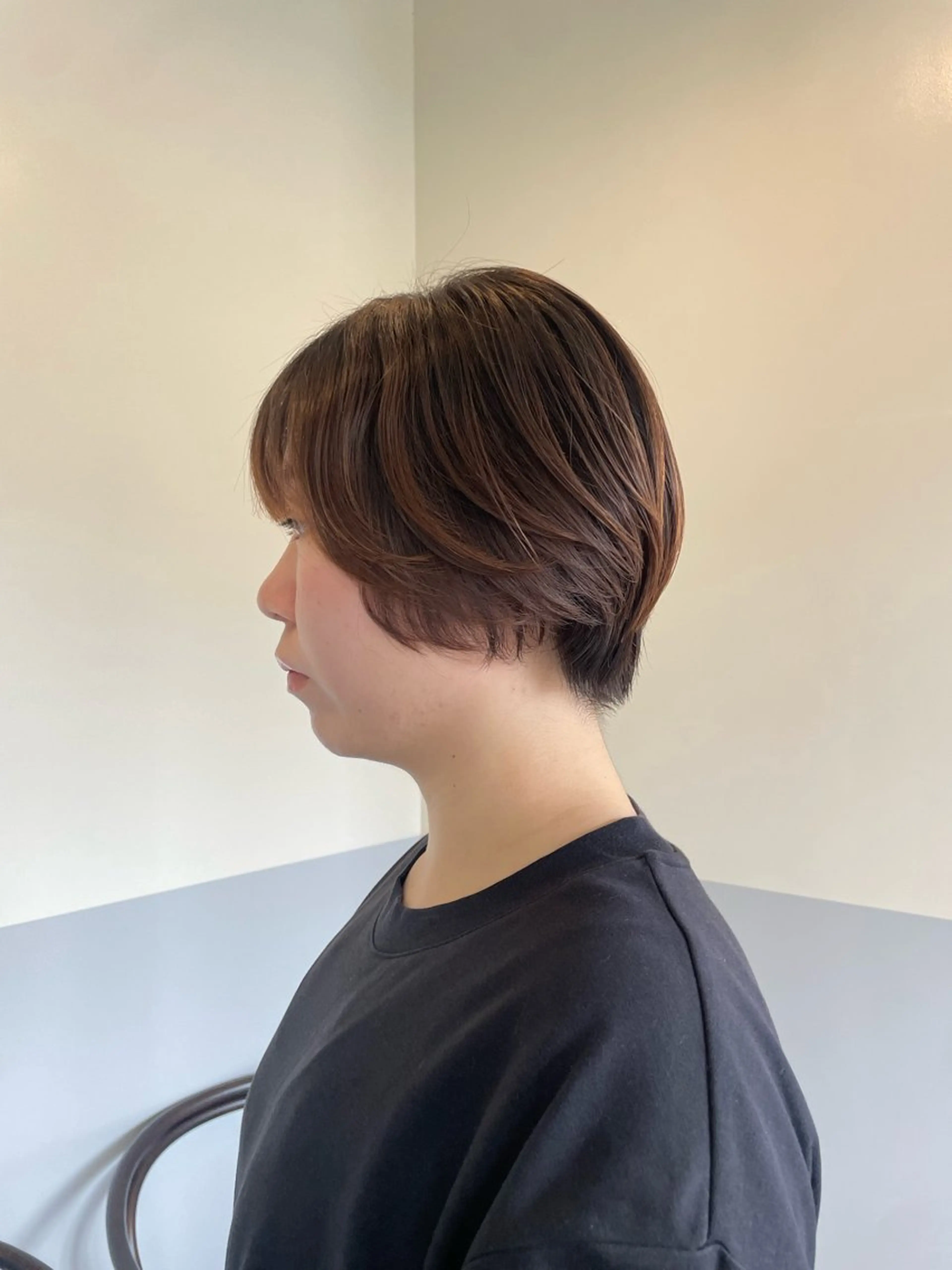 ショート ショートヘア 小久保 里紗のヘアスタイル