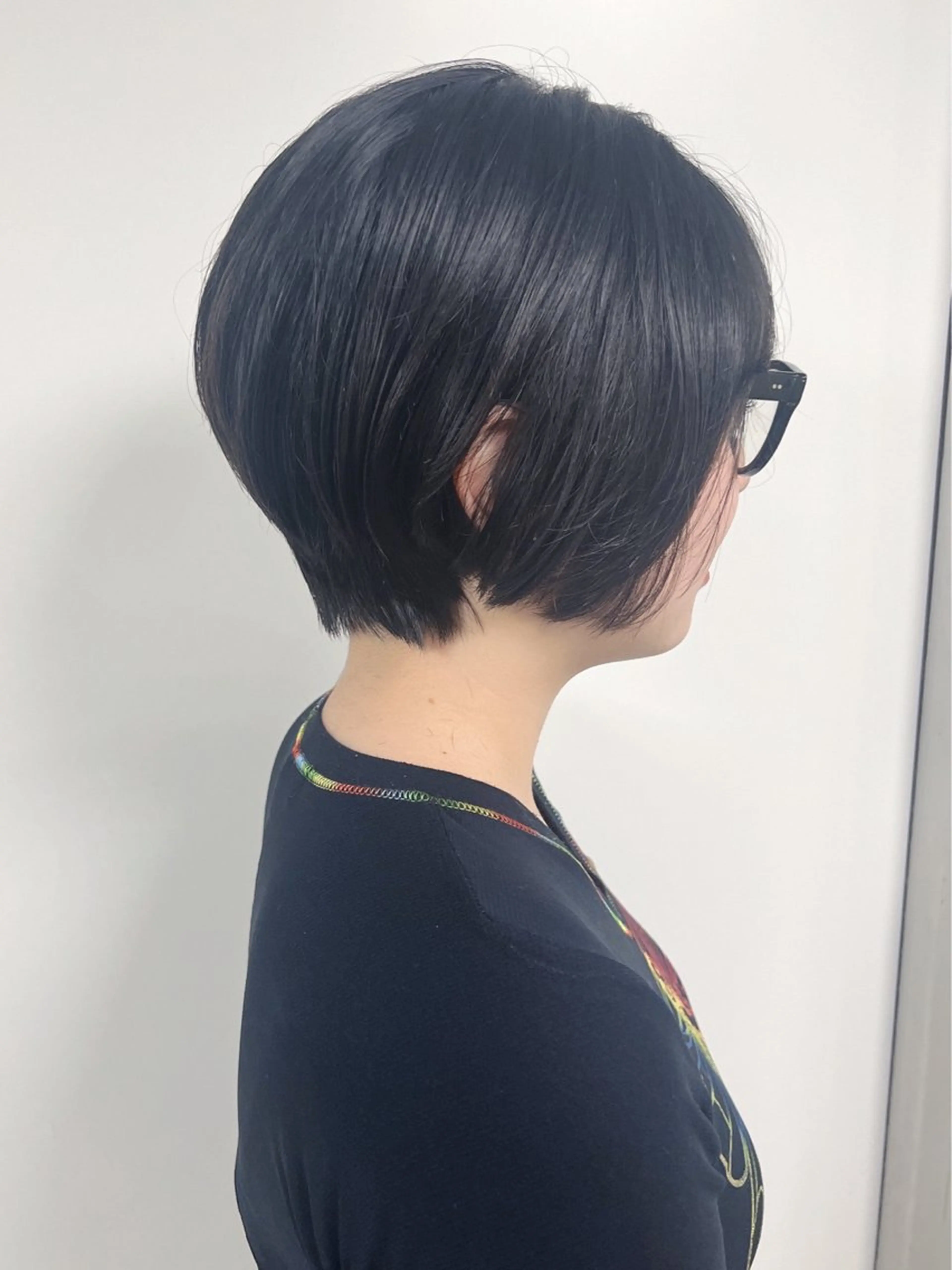 ショート 似合わせカット 松岡彩華 ボブ /グレージュのヘアスタイル
