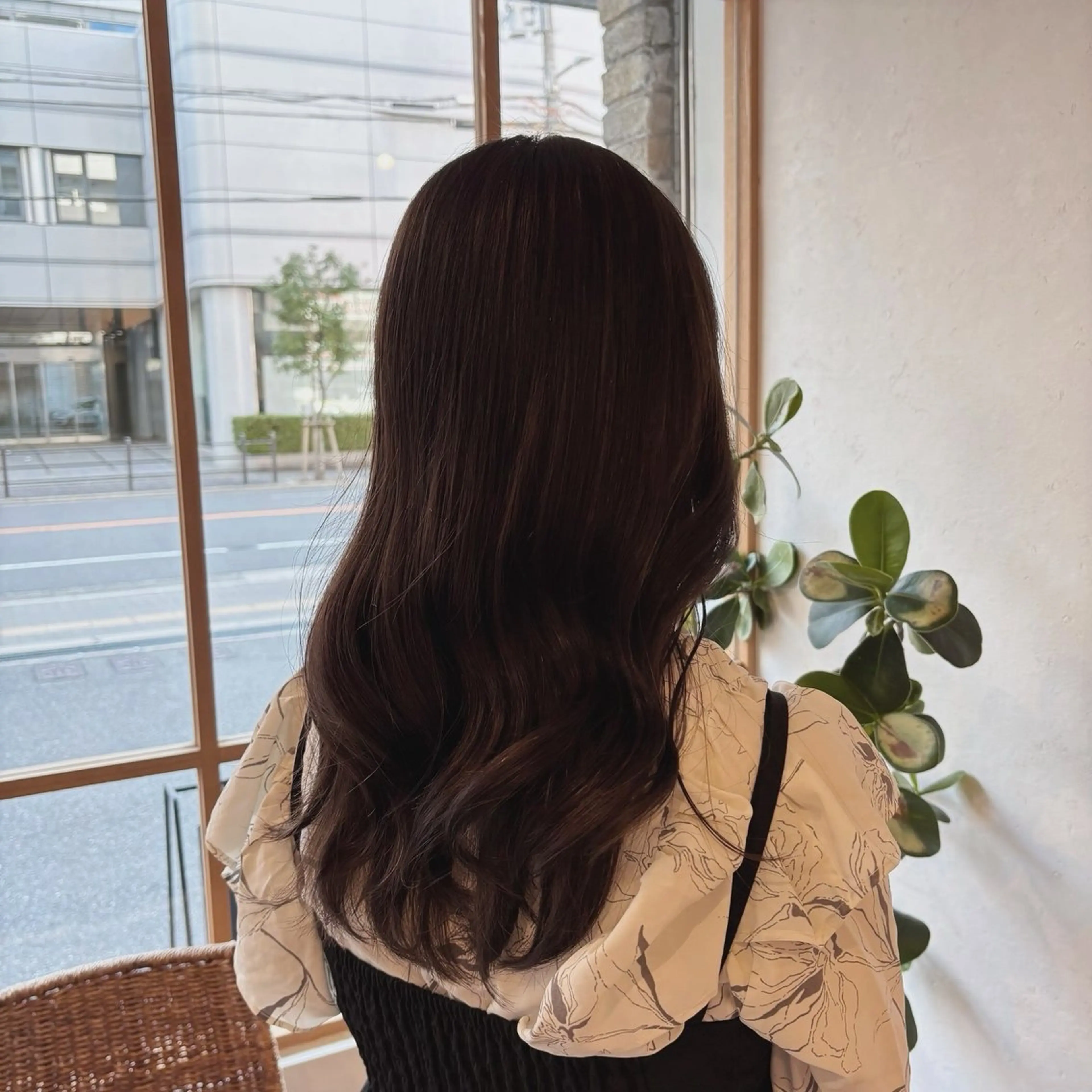 ロング カラー 祝 莉子のヘアスタイル