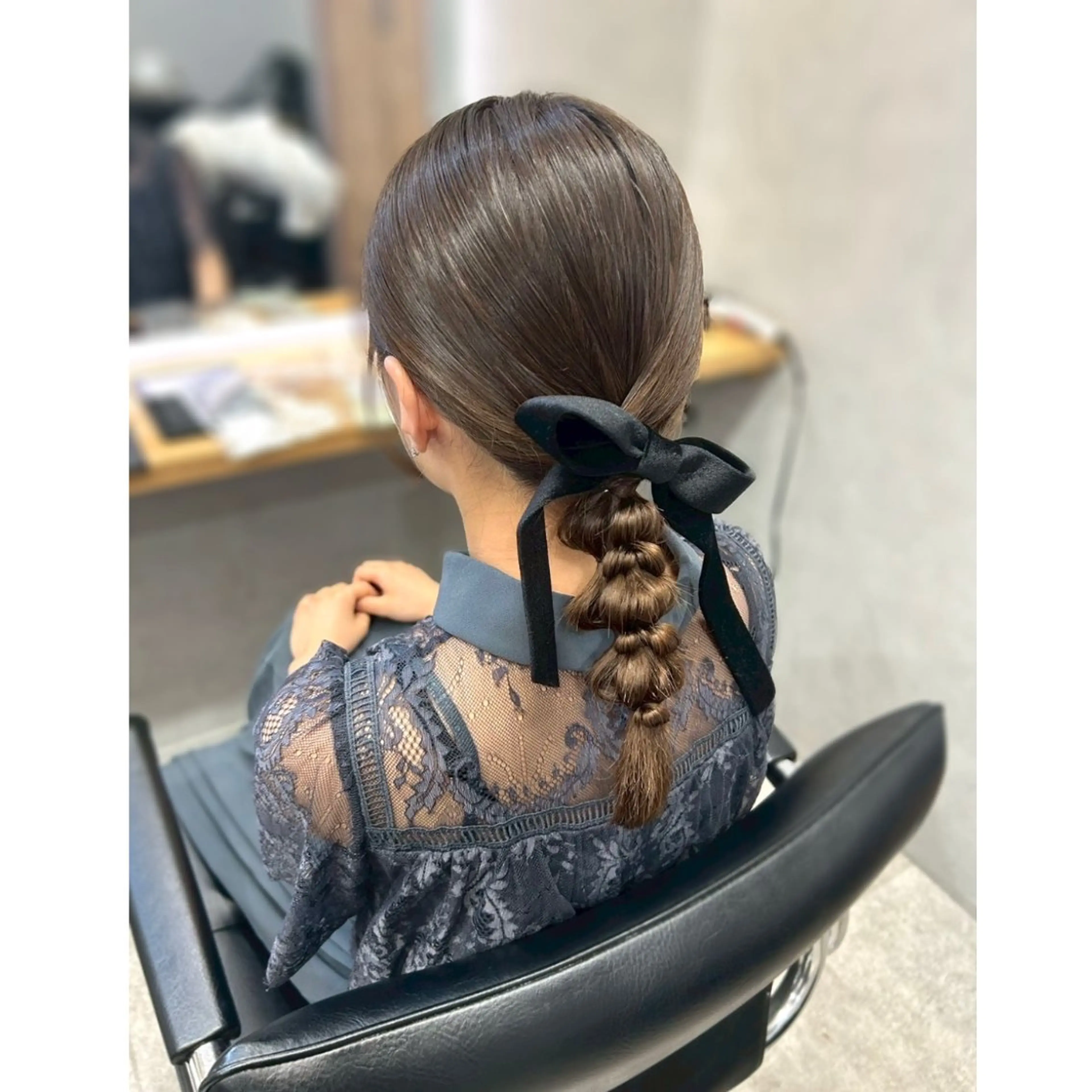 ミディアム ヘアセット 🎀HARU ボブ/ヘアセット🫧のヘアスタイル