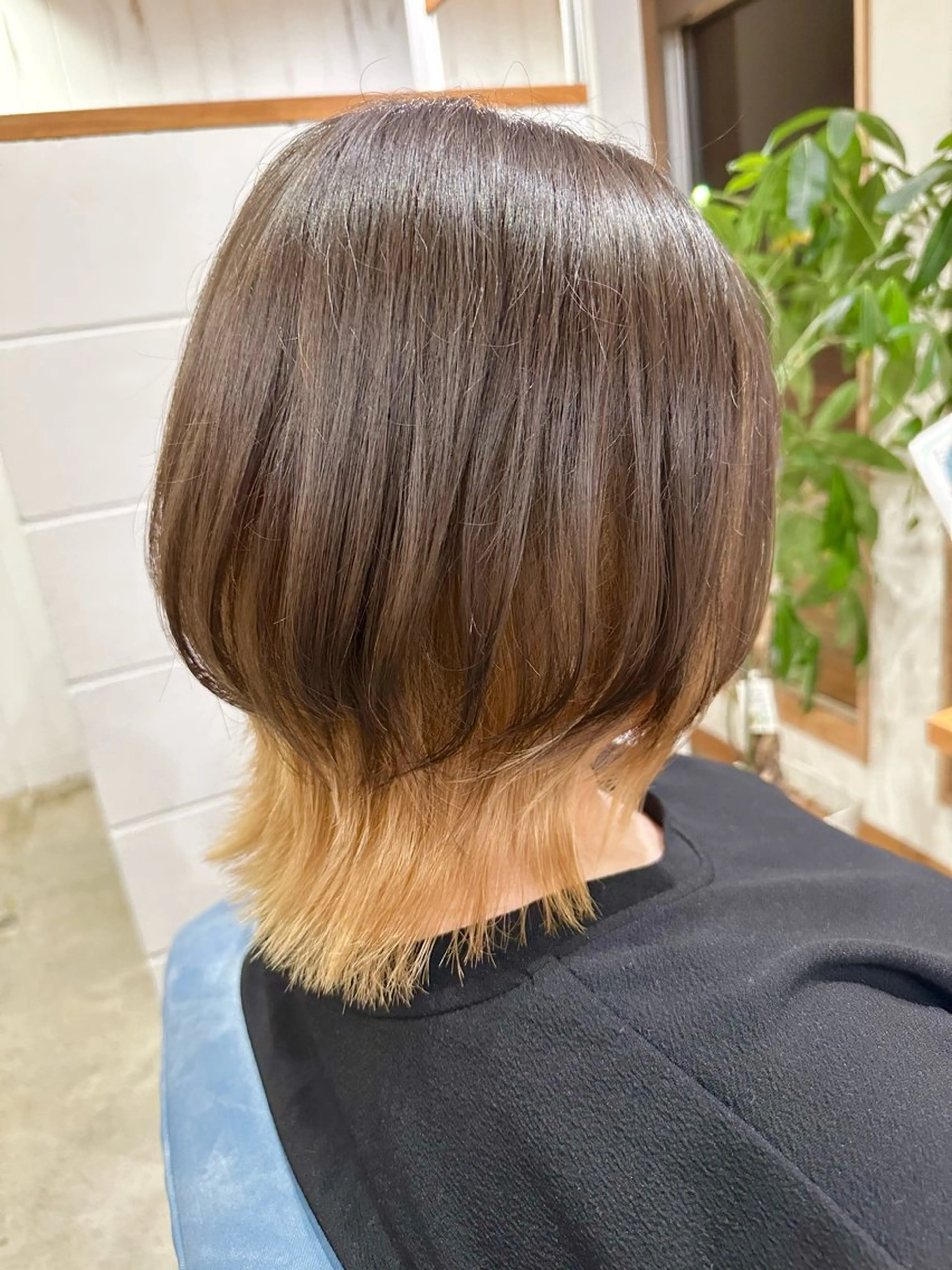 ミディアム レイヤーカット 外ハネヘア 似合わせカット/艶髪 カラー/ AKARIのヘアスタイル