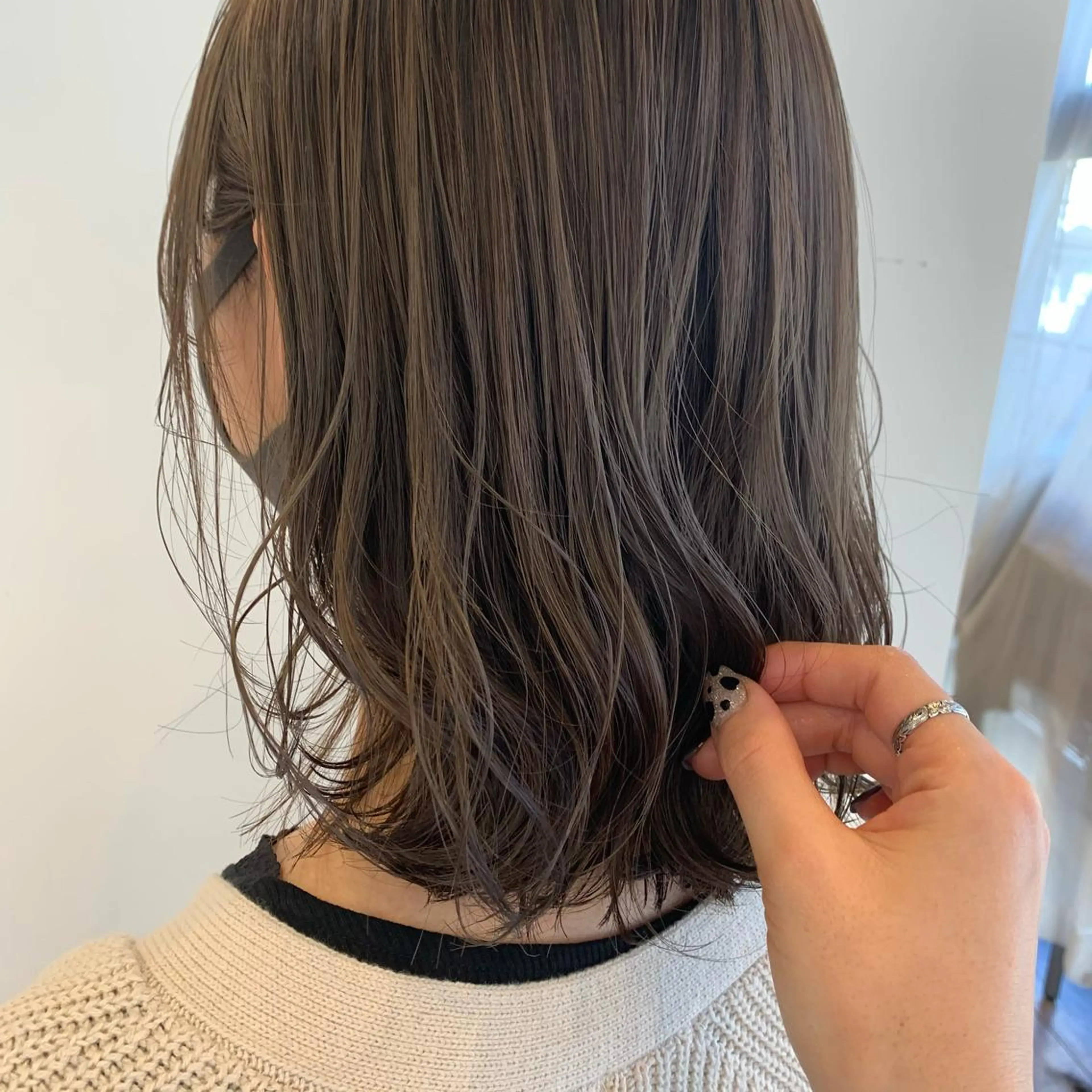 ミディアム カラー まろやかカラー🤎 みなとまほのヘアスタイル