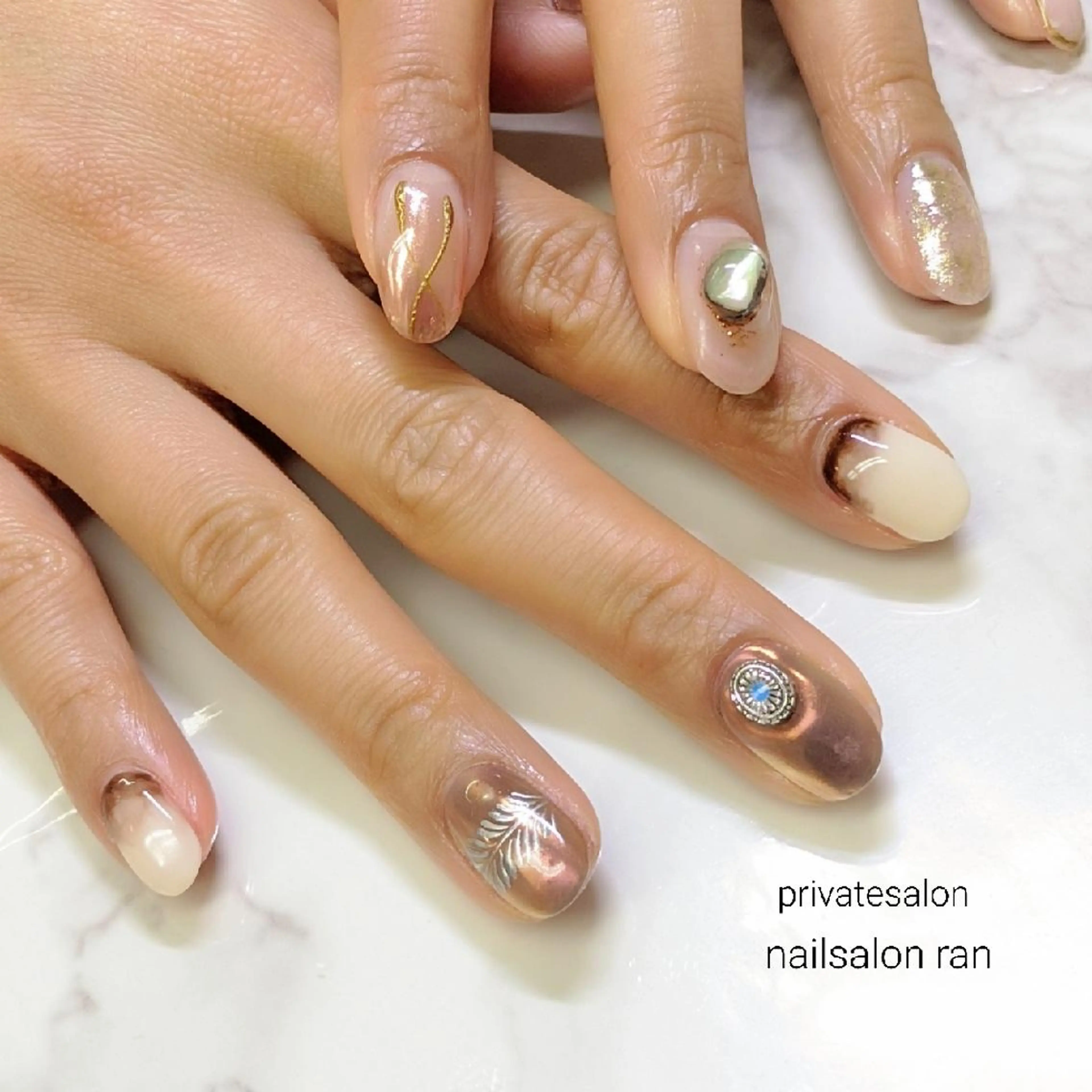ネイル nailsalon ranのネイルデザイン