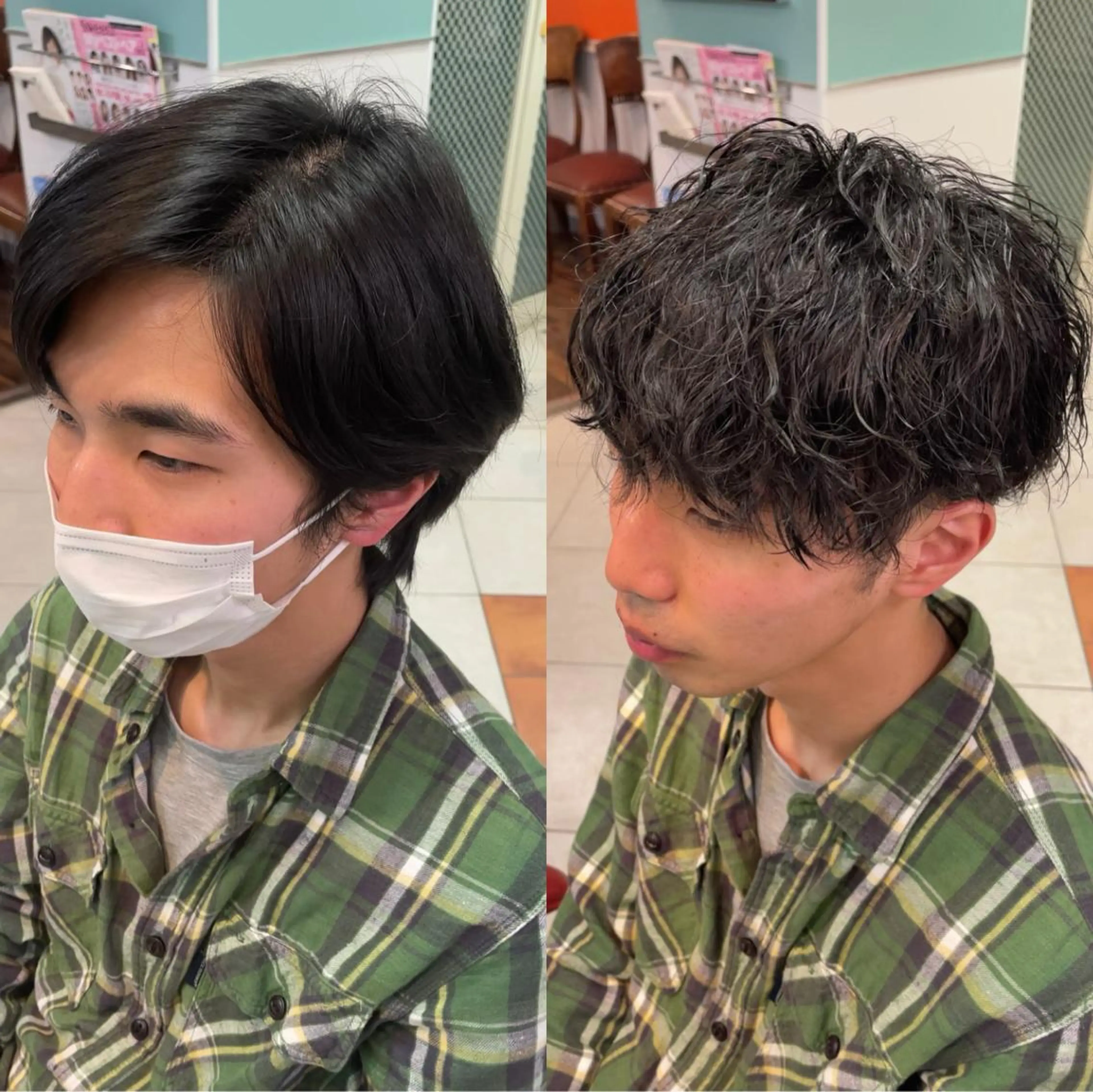 ミディアム パーマ メンズ 🌫️EARTH 【タツキ】🌫️のヘアスタイル