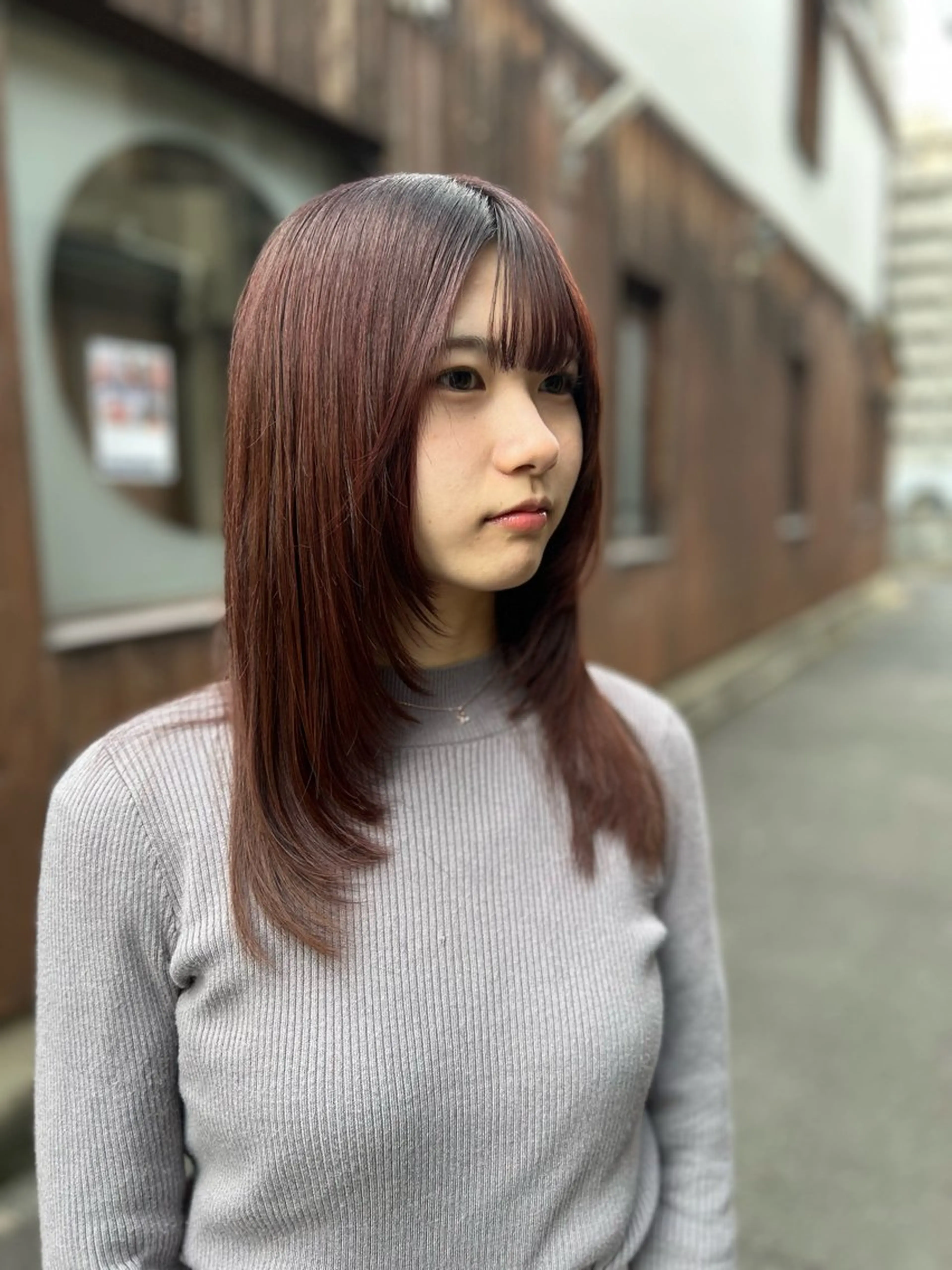 ロング 松葉 幸代のヘアスタイル