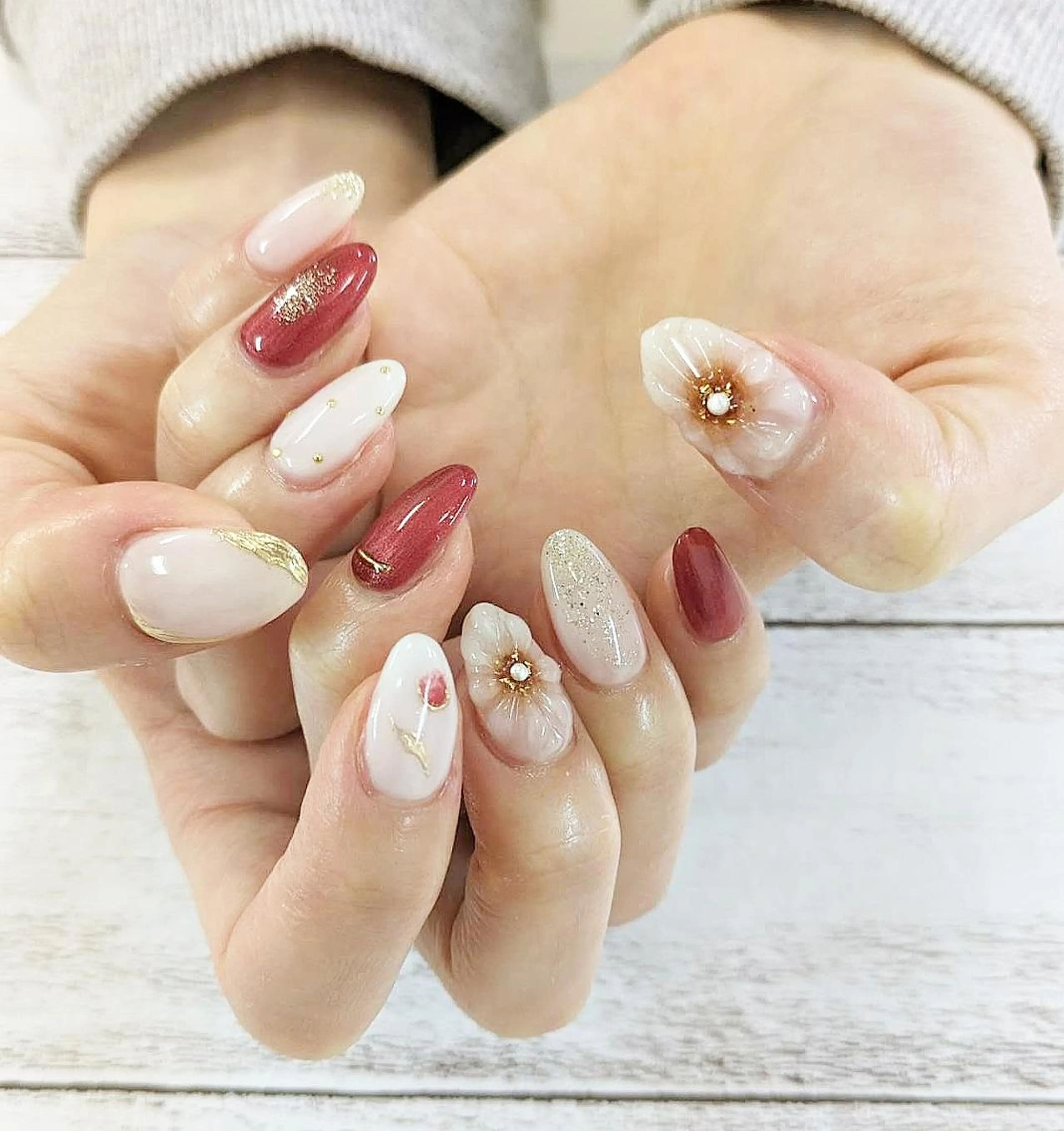 ネイル ハンドネイル リラネイル Aikenのネイルデザイン