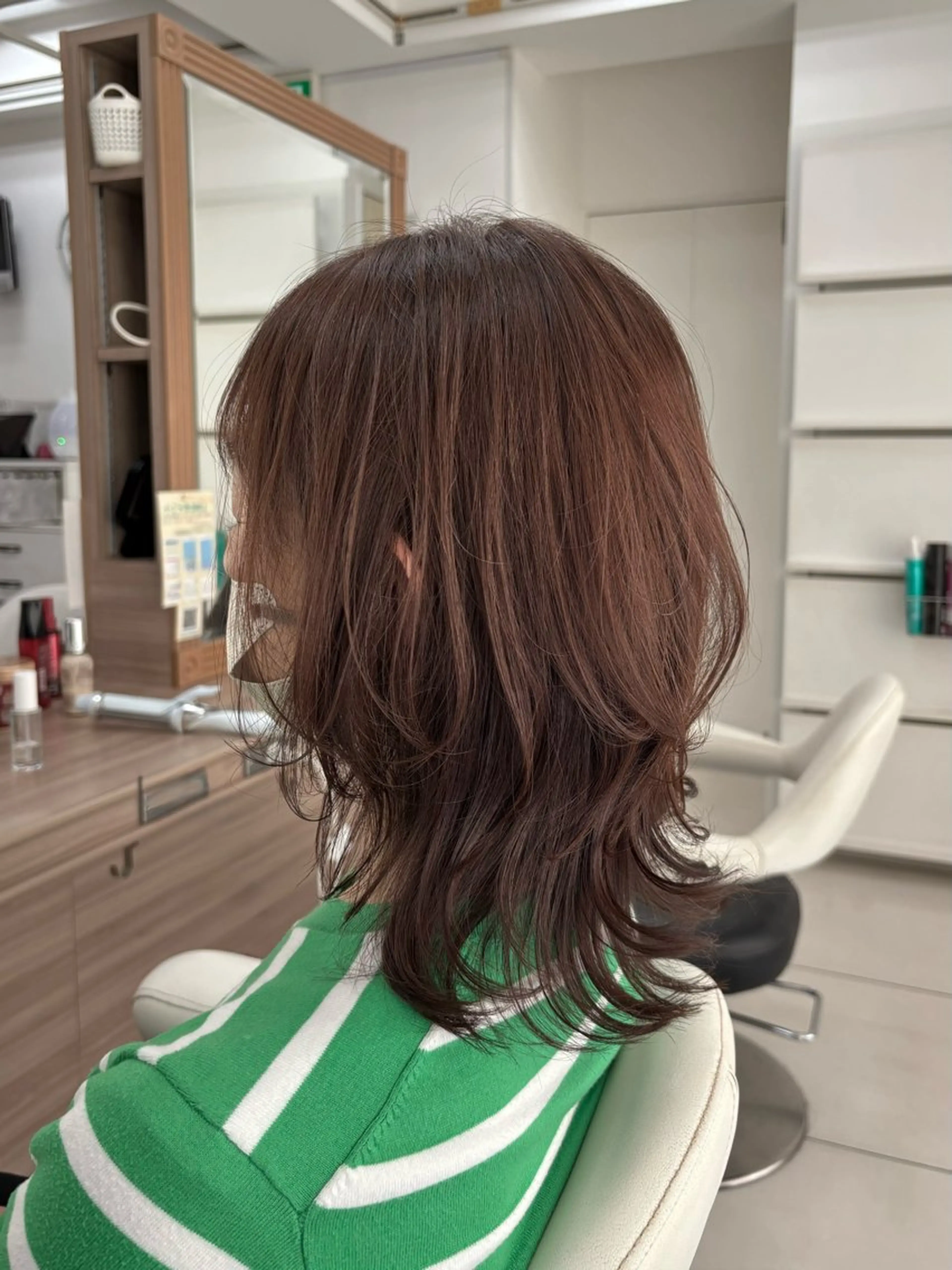 ミディアム カット ヘアカラー トリートメント 💫藤井 花梨🧸🛋️のヘアスタイル