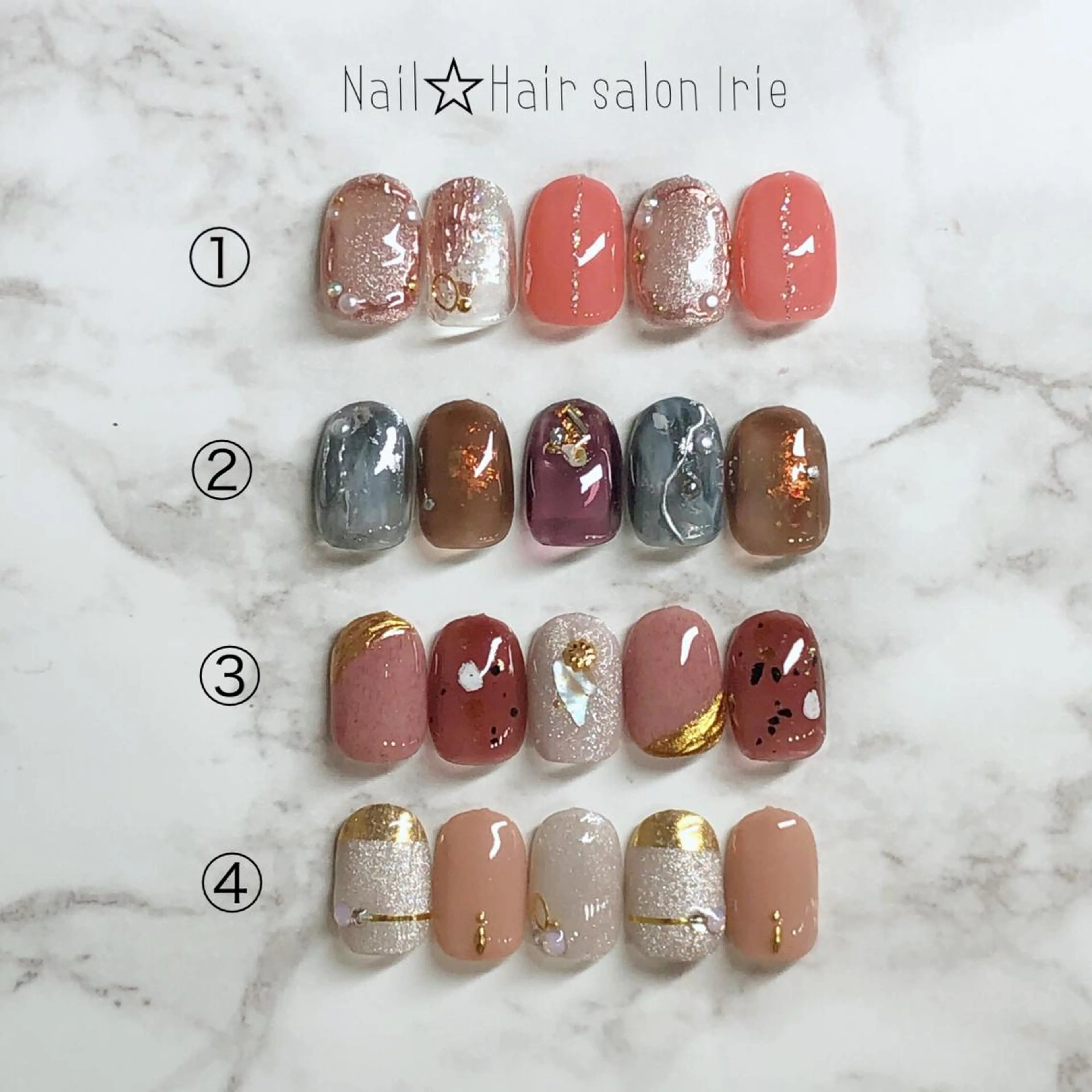 ネイル ハンドネイル Hair salon Irie所属・與儀 知佳のネイルデザイン