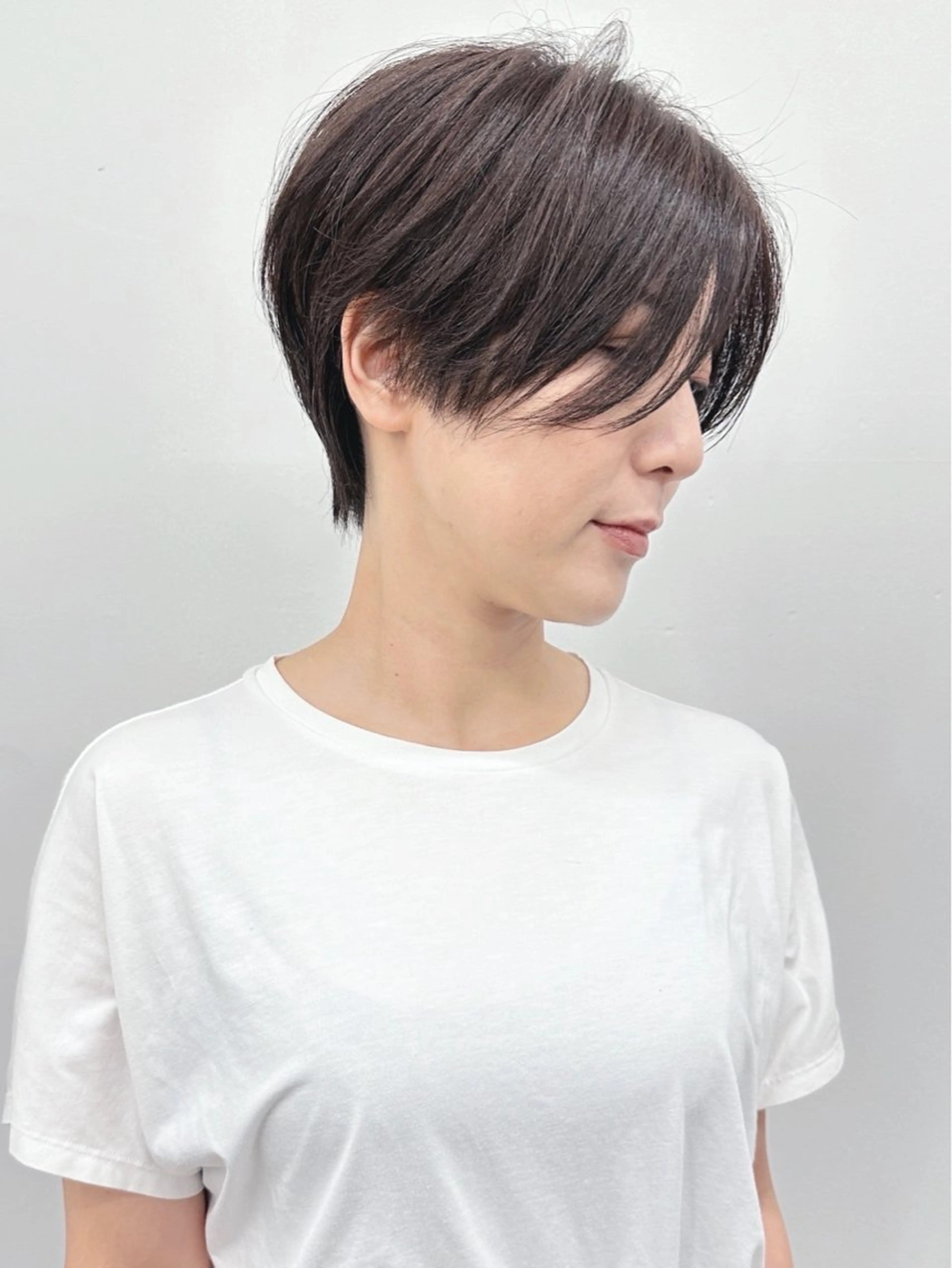 ショート カット ボブ/ゆるふわ ボブパーマ/とういのヘアスタイル