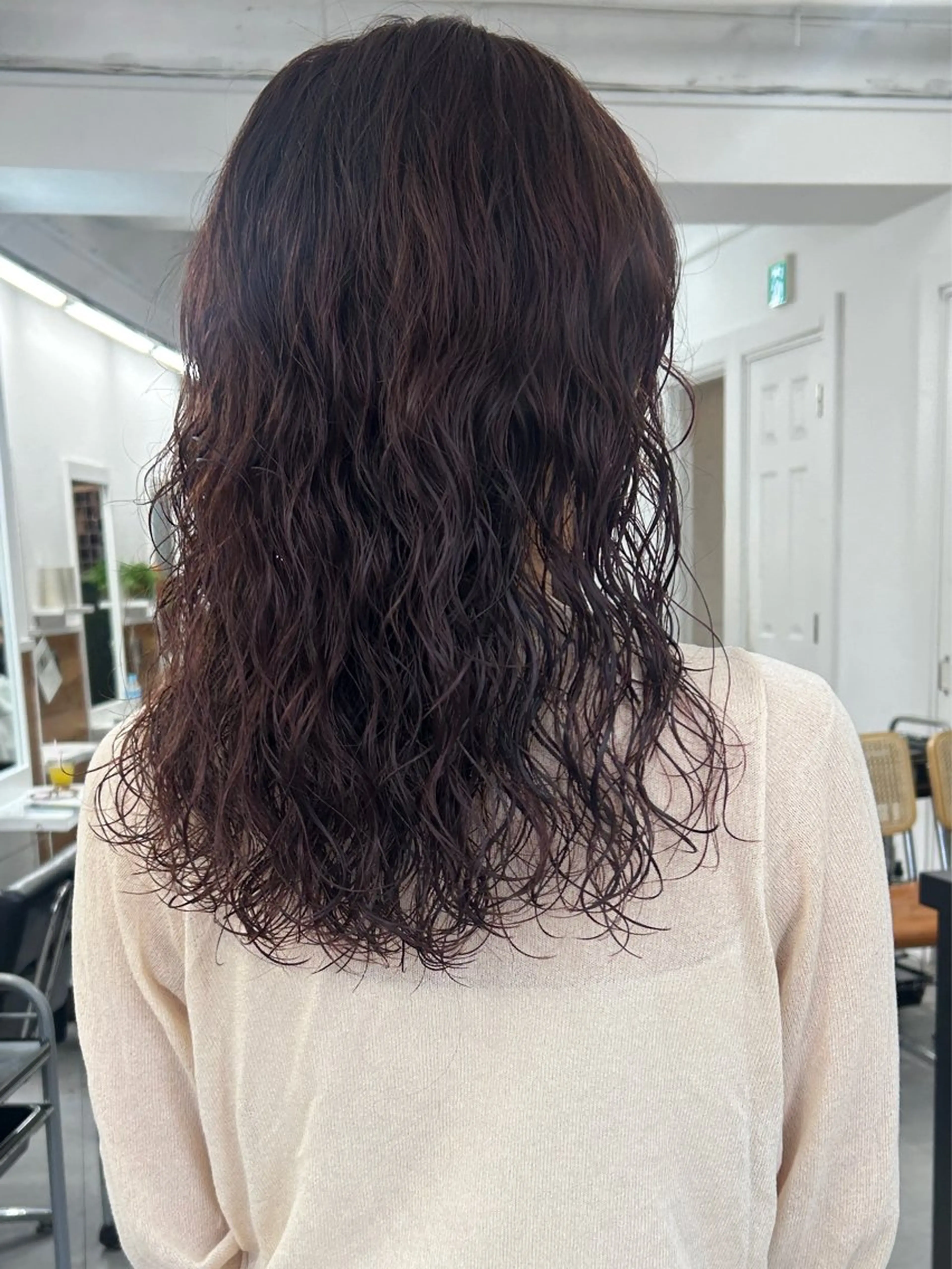 ロング カラー カット パーマ トリートメント レイヤーボブ/ 艶カラー/サナ🌼のヘアスタイル