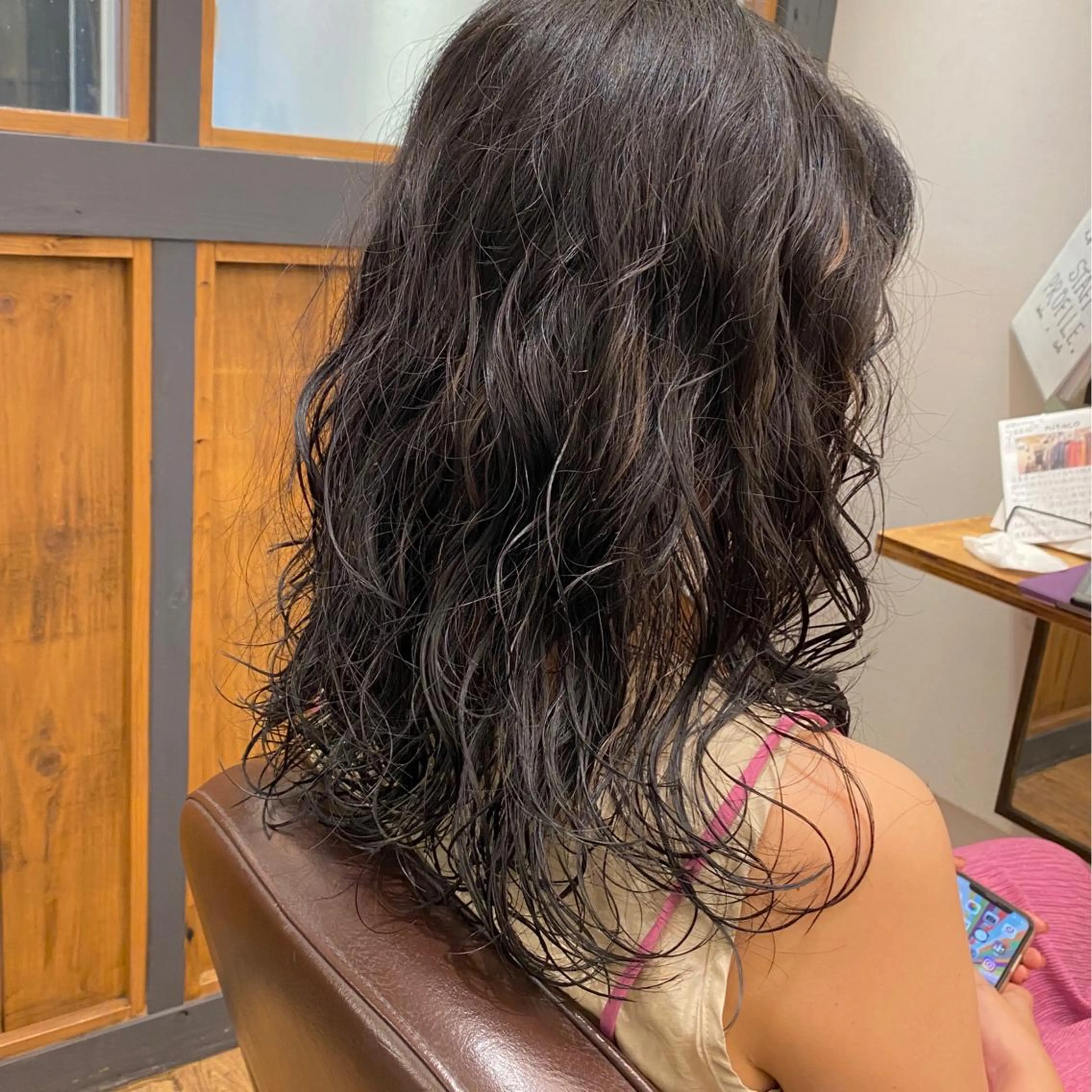 セミロング パーマ セミロングパーマ スパイラルパーマ 🌕ホンブ ユウイチ【代表】🌕のヘアスタイル