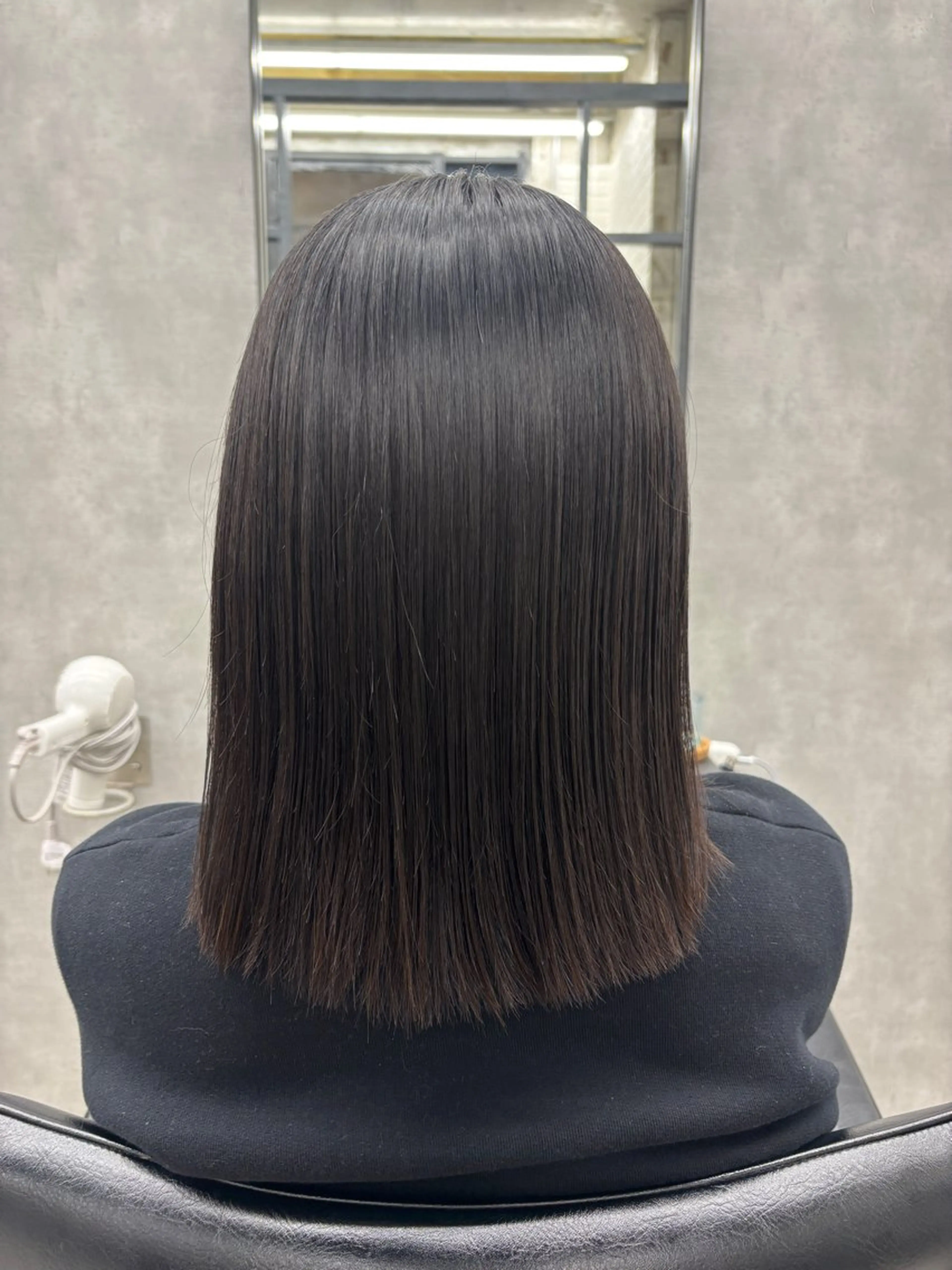 ミディアム トリートメント 縮毛矯正 トリートメント 宮尾 星夢のヘアスタイル