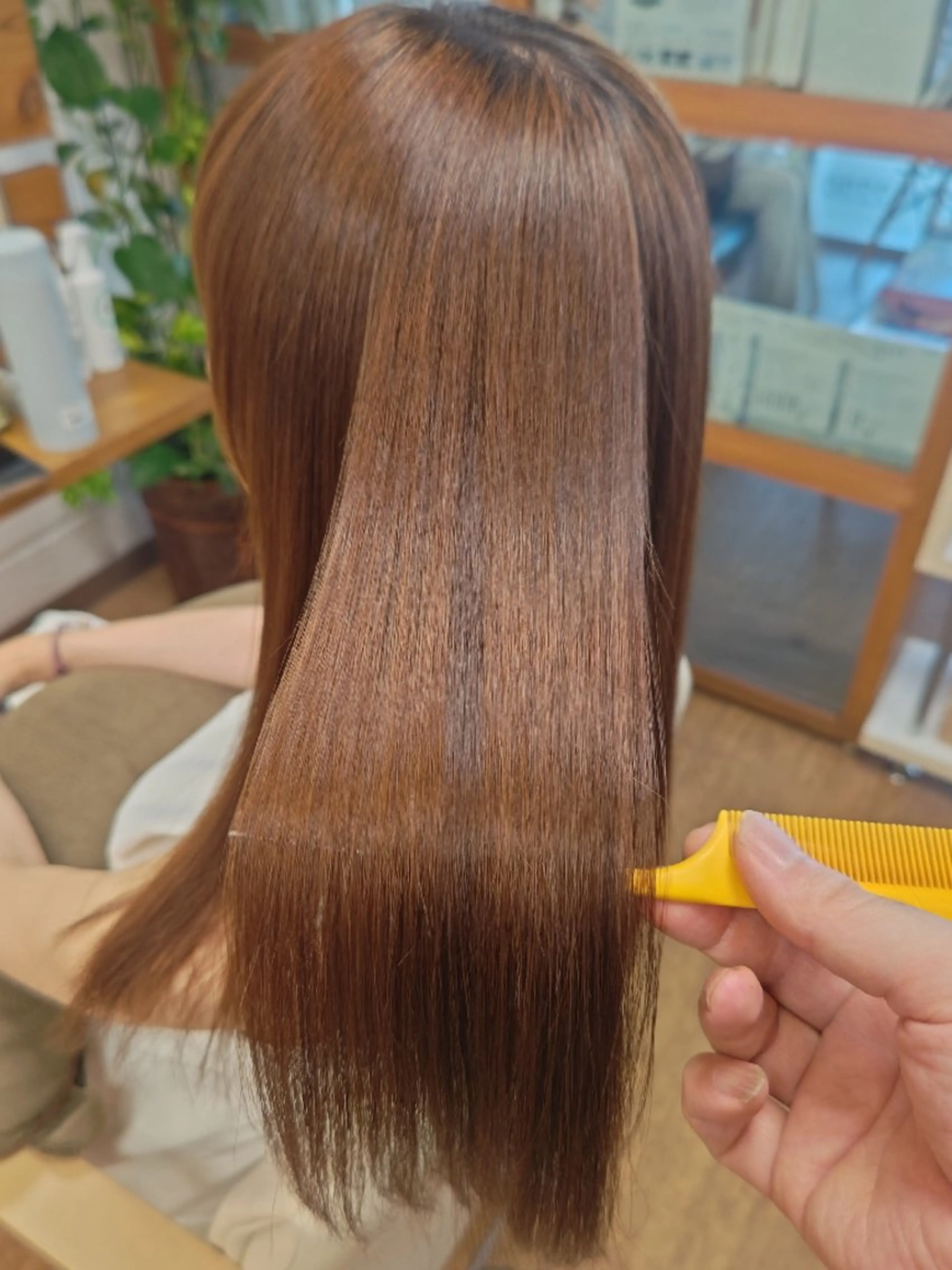 ロング 縮毛矯正 石原 生太  のヘアスタイル