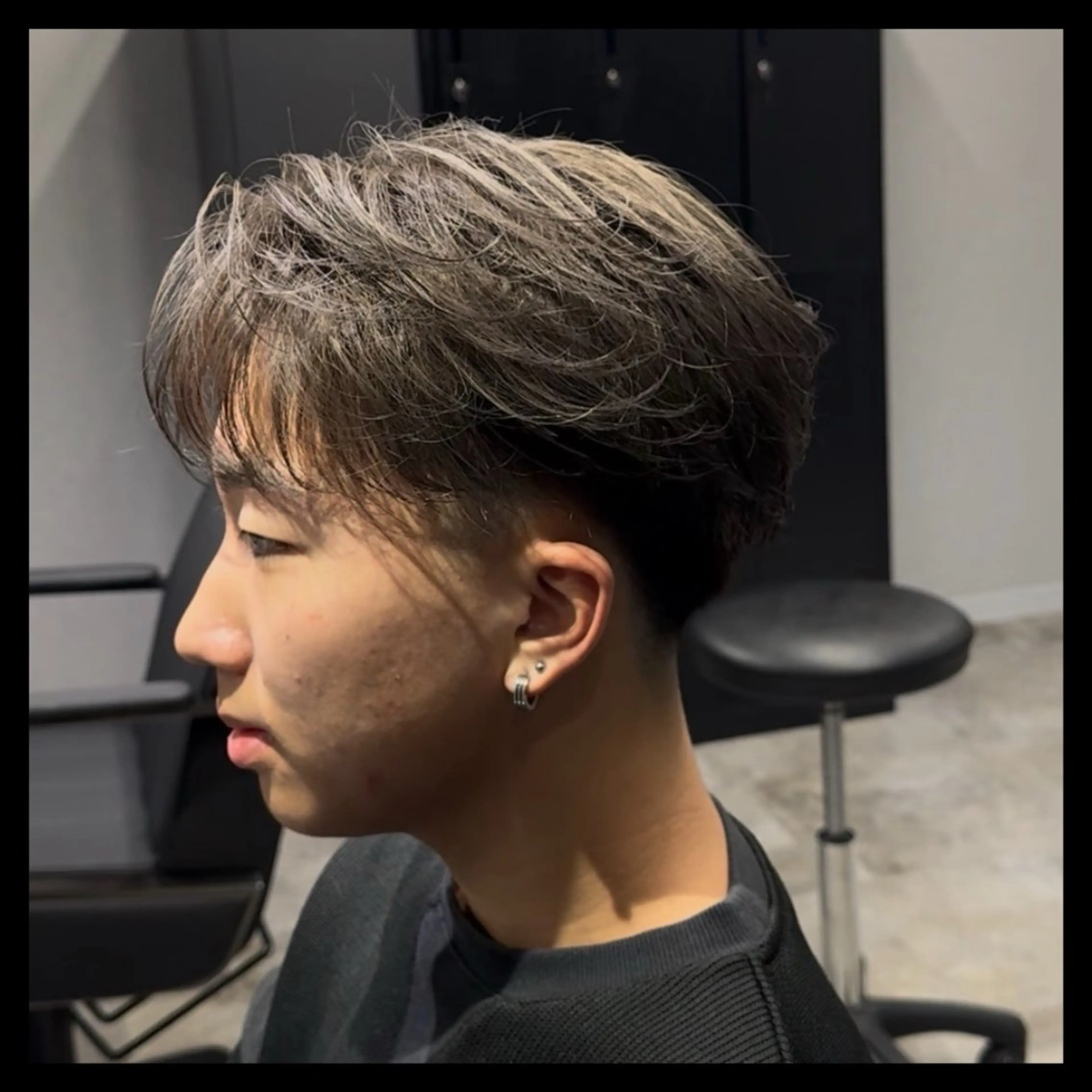 ミディアム STAYGメンズ上野 大河のヘアスタイル