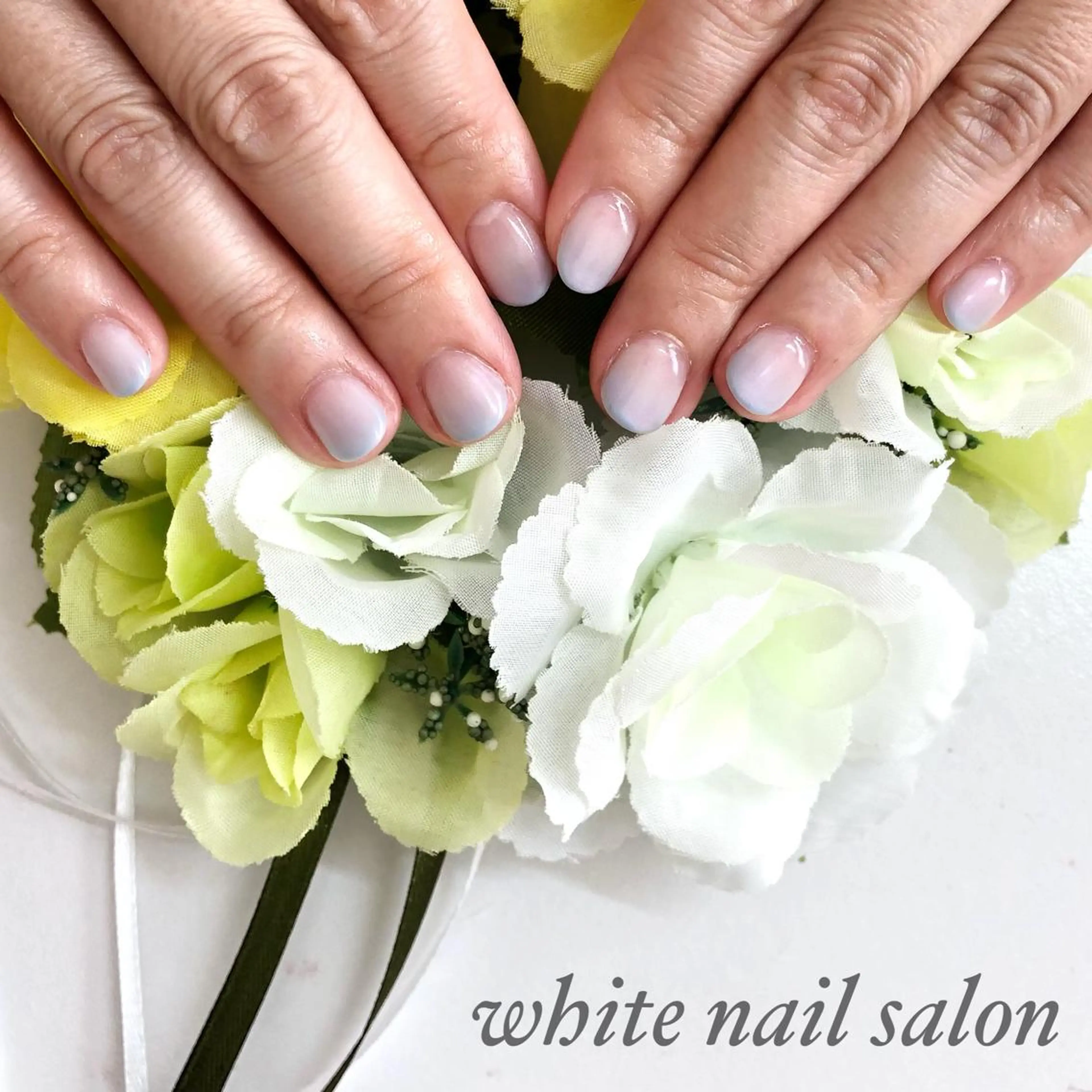 ネイル アートネイル フットネイル フレンチネイル ジェルネイル ハードジェル white nail salonのネイルデザイン