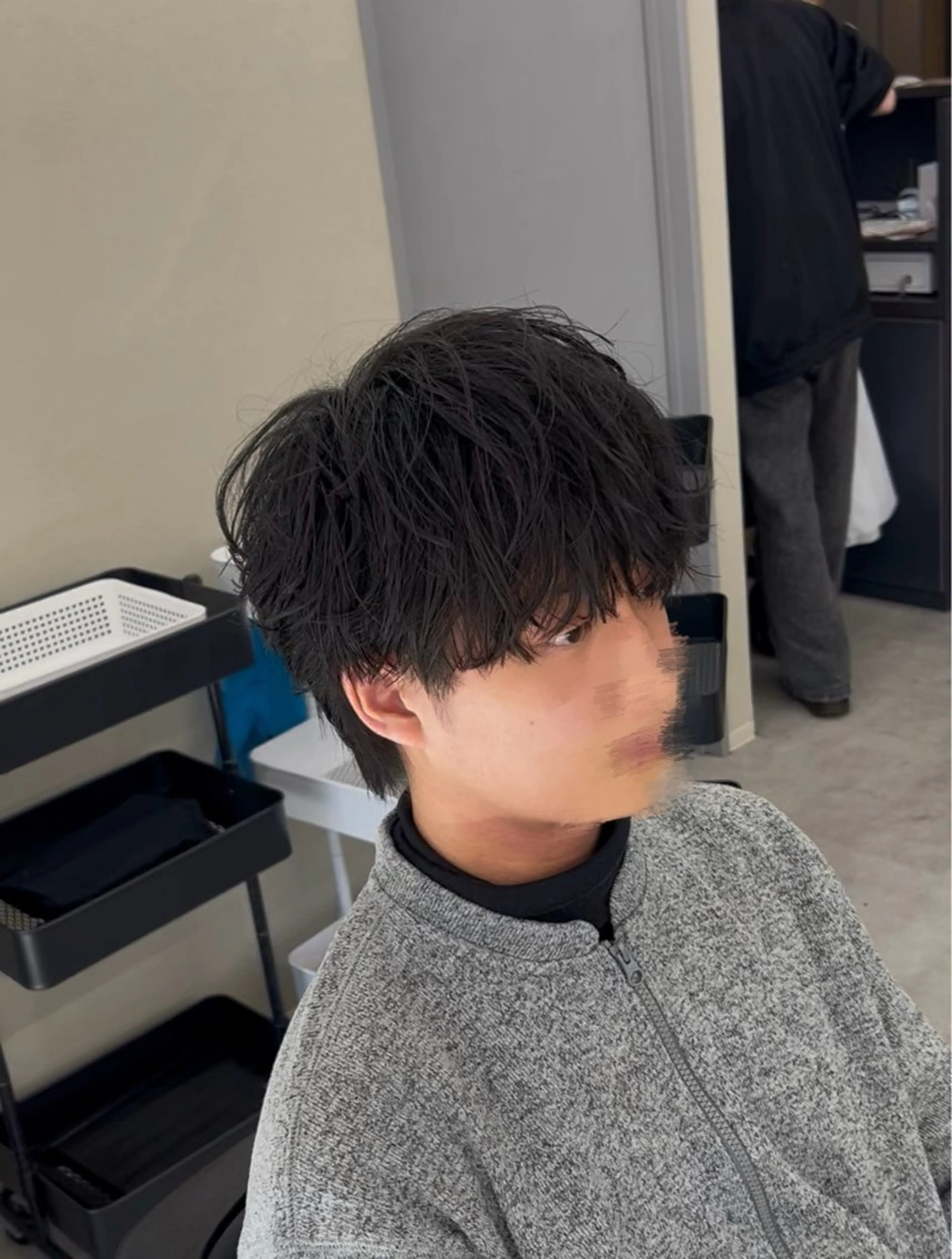 ショート カラー パーマ メンズ キッズ 【メンズ特化】 りょうま🔥のヘアスタイル