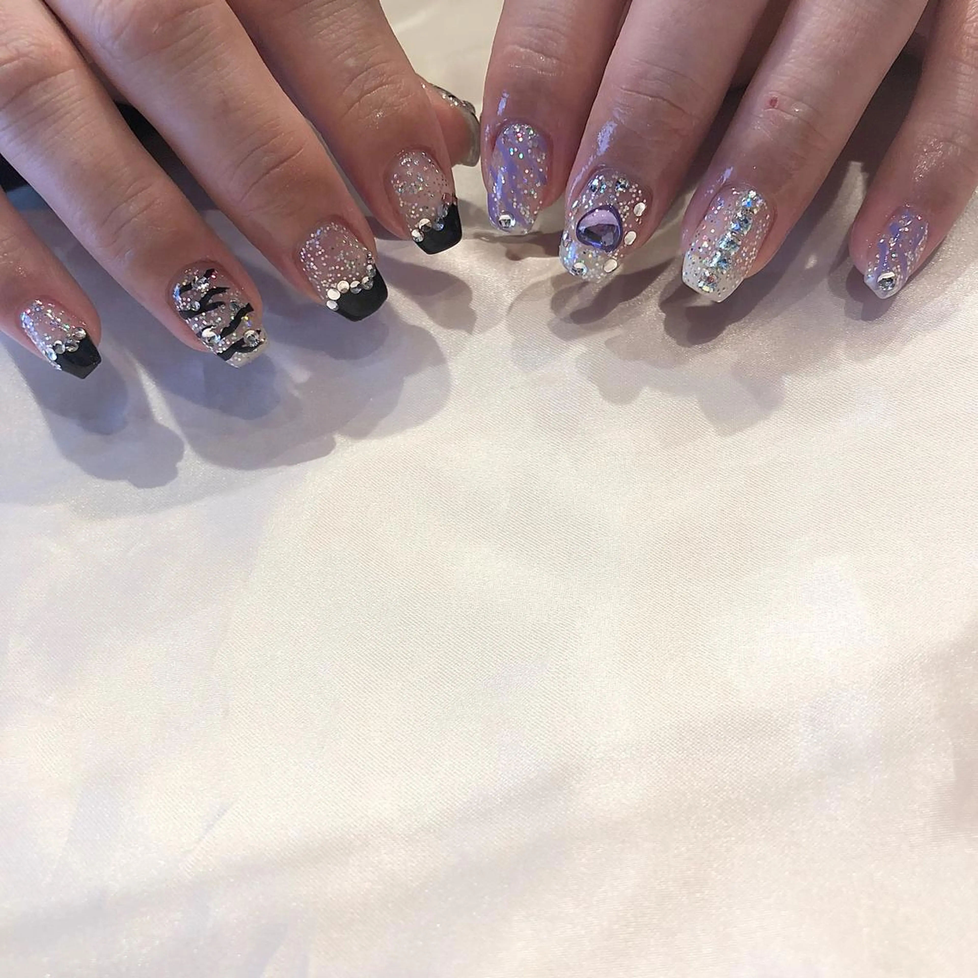 ネイル パラあり！フィルイン 美フォルムのネイルデザイン