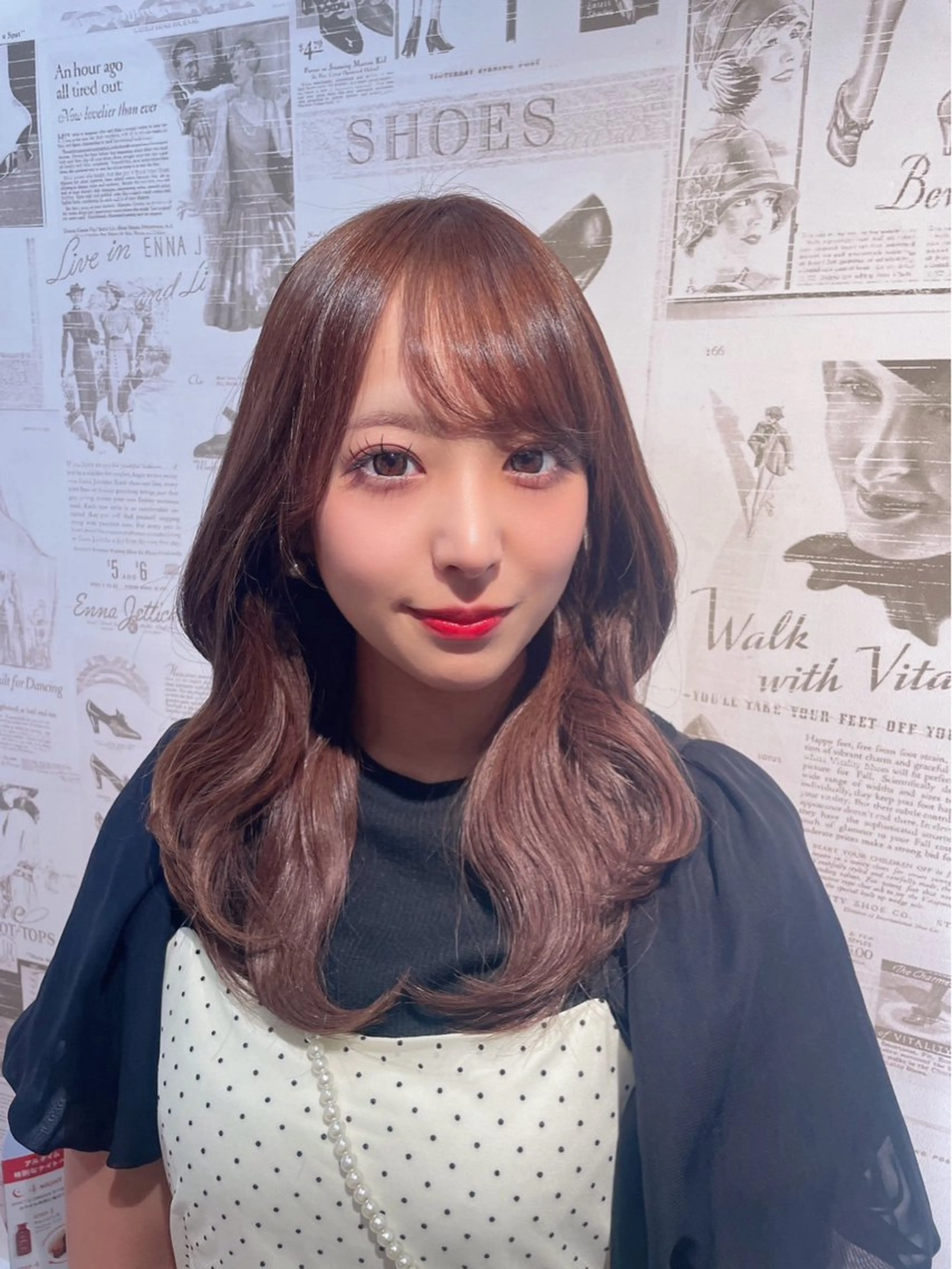ロング カラー りか/透明感カラー/ レイヤーカットのヘアスタイル