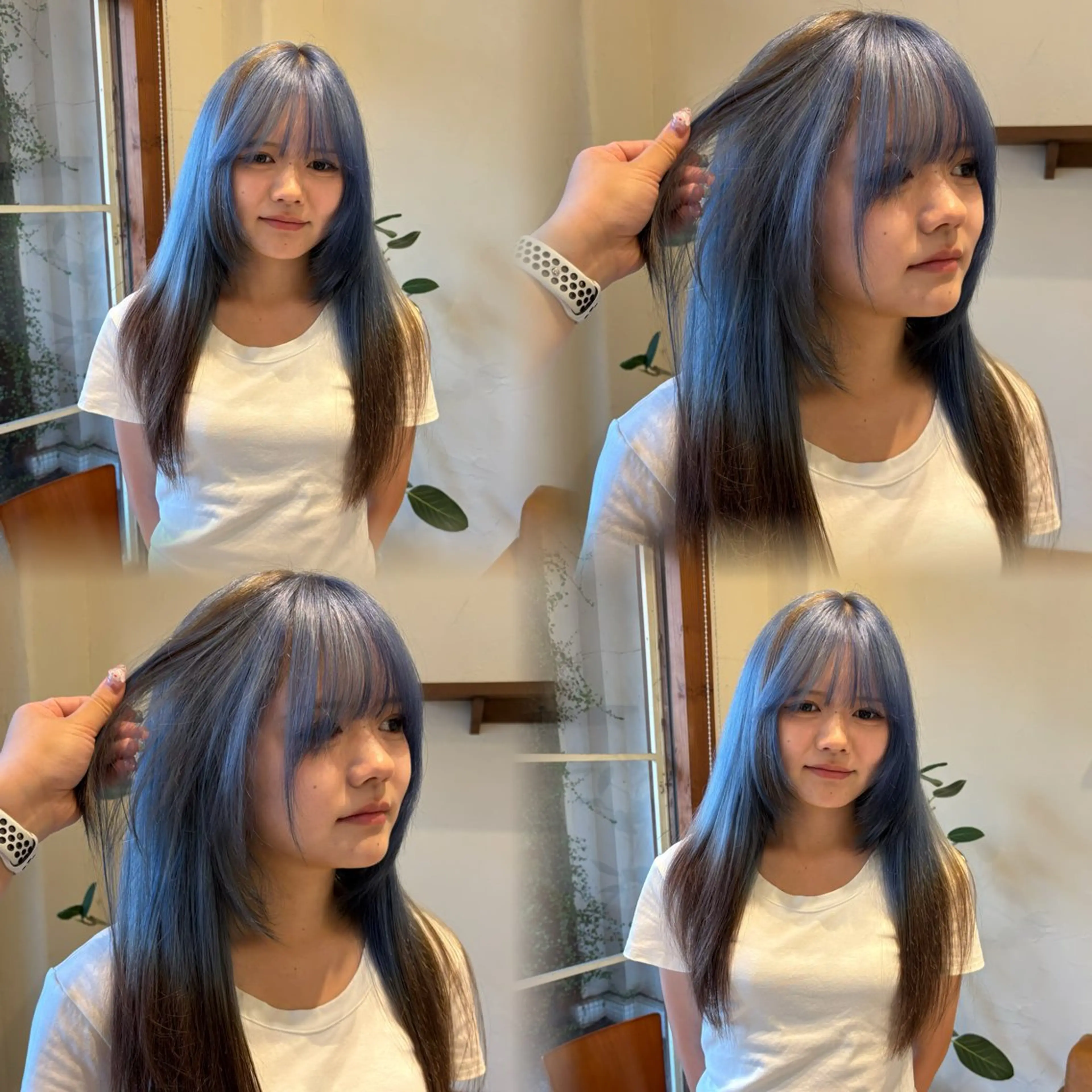 ロング カラー ヘアカラー 🦋ブリーチなしダブ ルカラー🌈MEGUのヘアスタイル